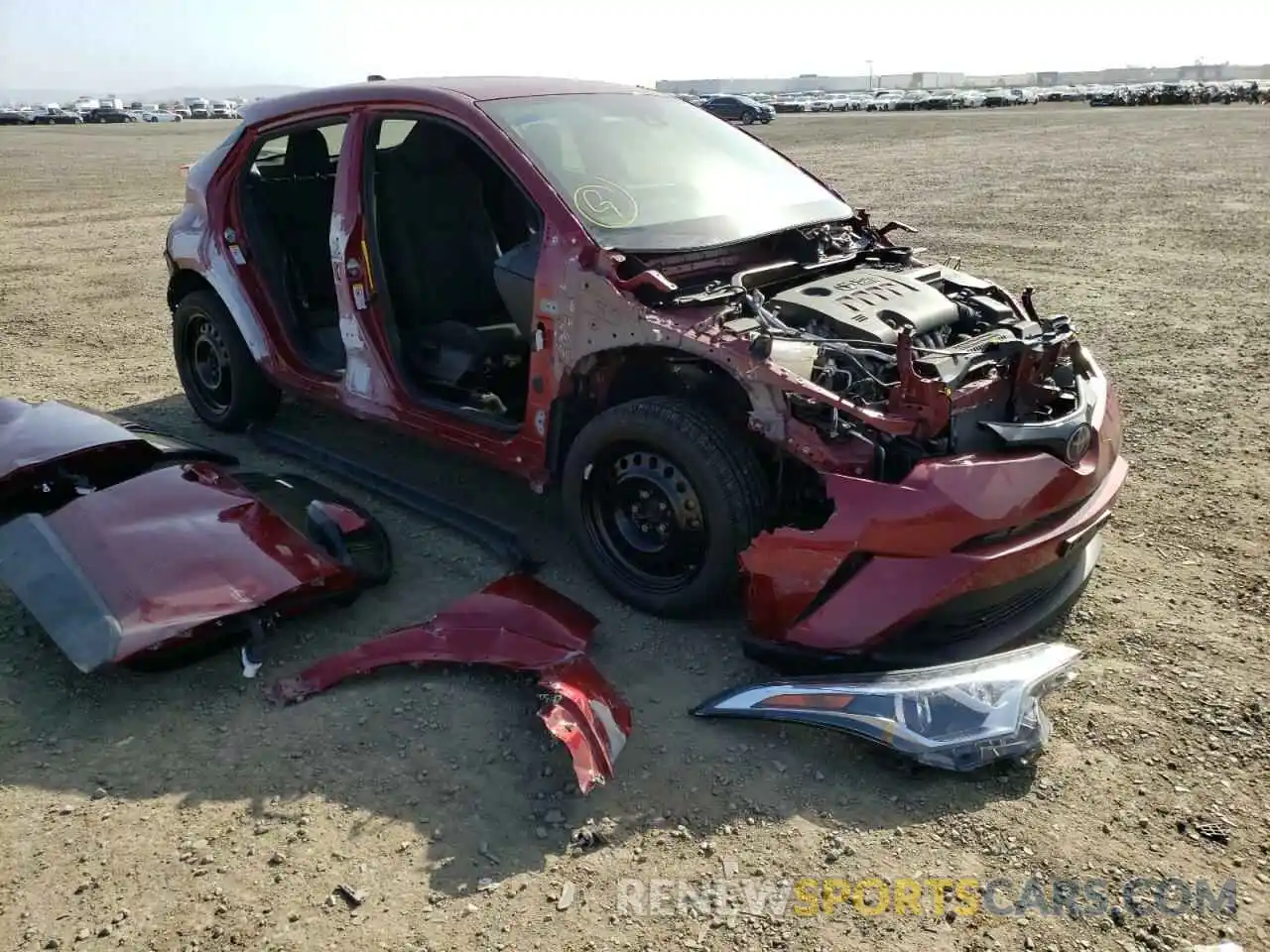 9 Photograph of a damaged car JTNKHMBX9K1039021 TOYOTA C-HR 2019