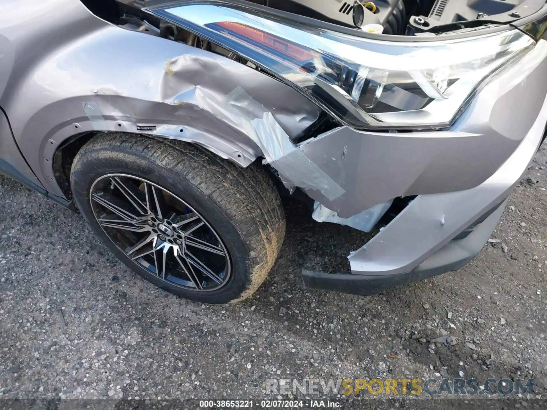 12 Фотография поврежденного автомобиля JTNKHMBX9K1039374 TOYOTA C-HR 2019