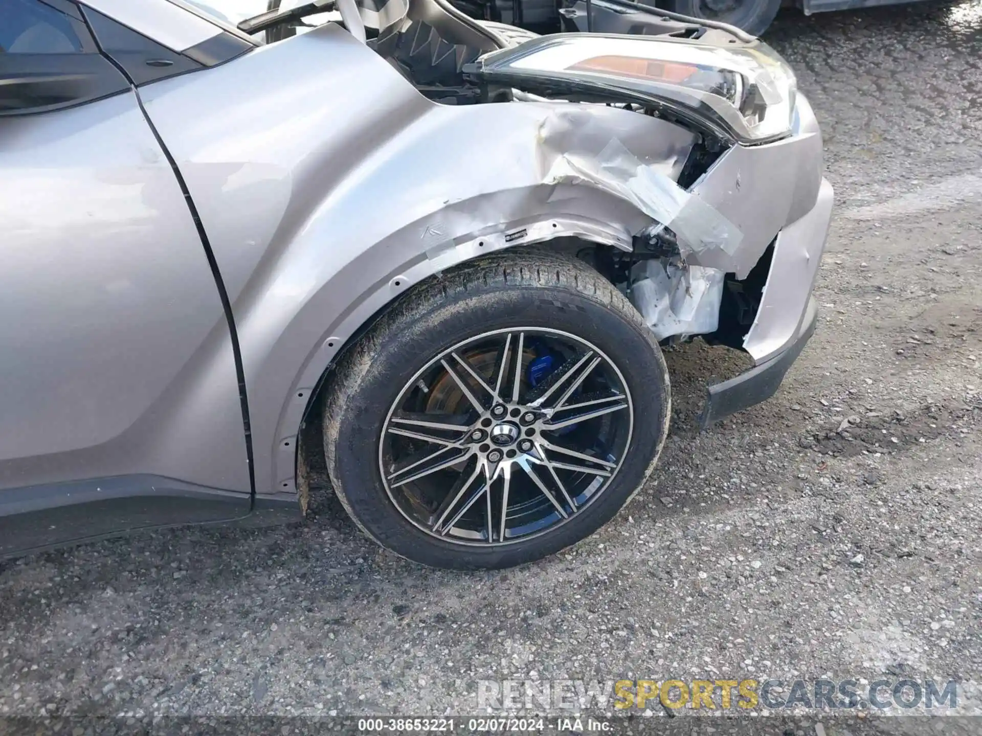 22 Photograph of a damaged car JTNKHMBX9K1039374 TOYOTA C-HR 2019