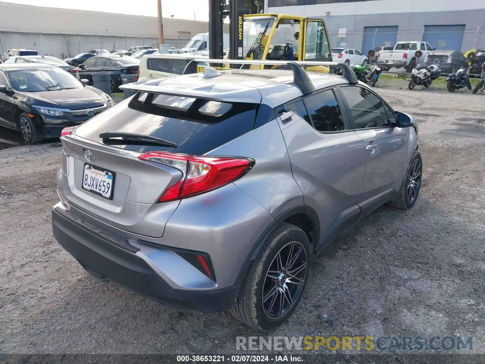 4 Фотография поврежденного автомобиля JTNKHMBX9K1039374 TOYOTA C-HR 2019