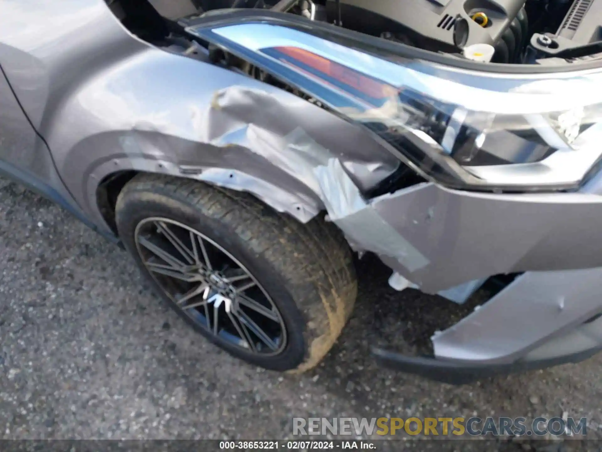 6 Photograph of a damaged car JTNKHMBX9K1039374 TOYOTA C-HR 2019