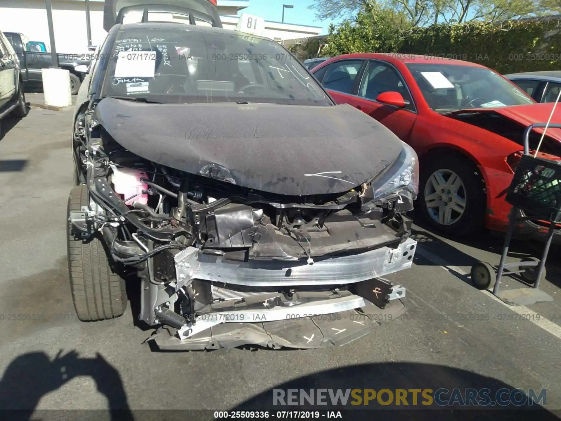 6 Photograph of a damaged car JTNKHMBX9K1039620 TOYOTA C-HR 2019