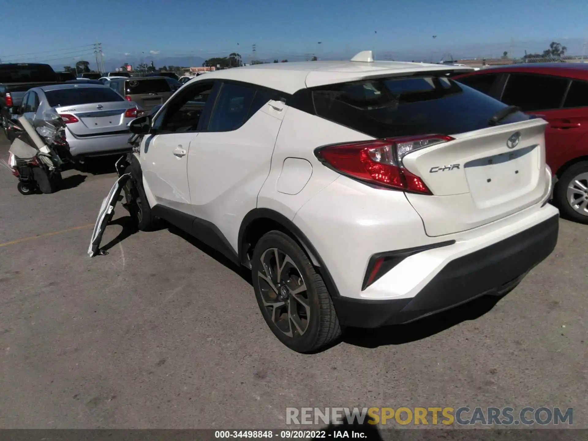 3 Photograph of a damaged car JTNKHMBX9K1040492 TOYOTA C-HR 2019