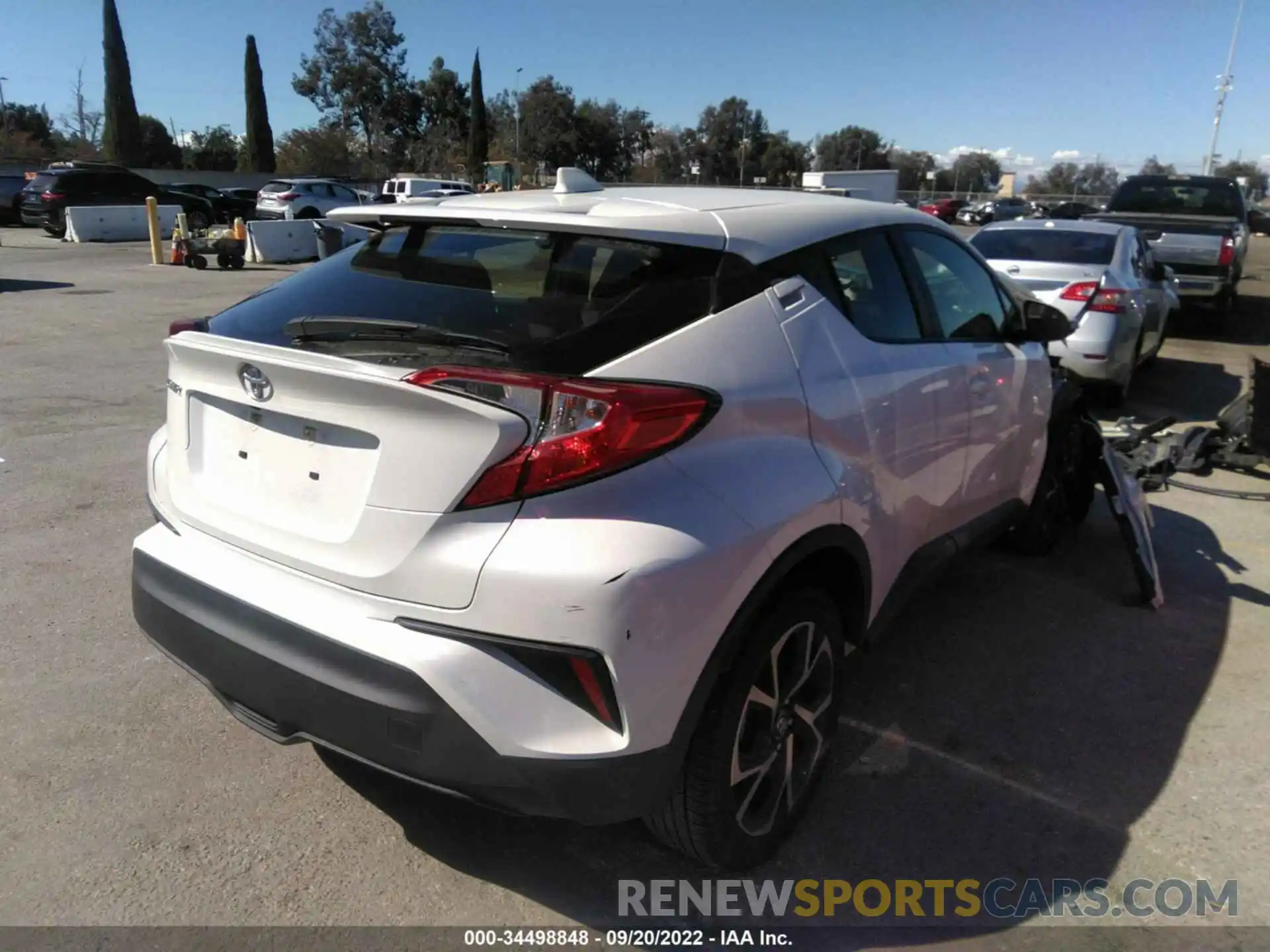 4 Photograph of a damaged car JTNKHMBX9K1040492 TOYOTA C-HR 2019