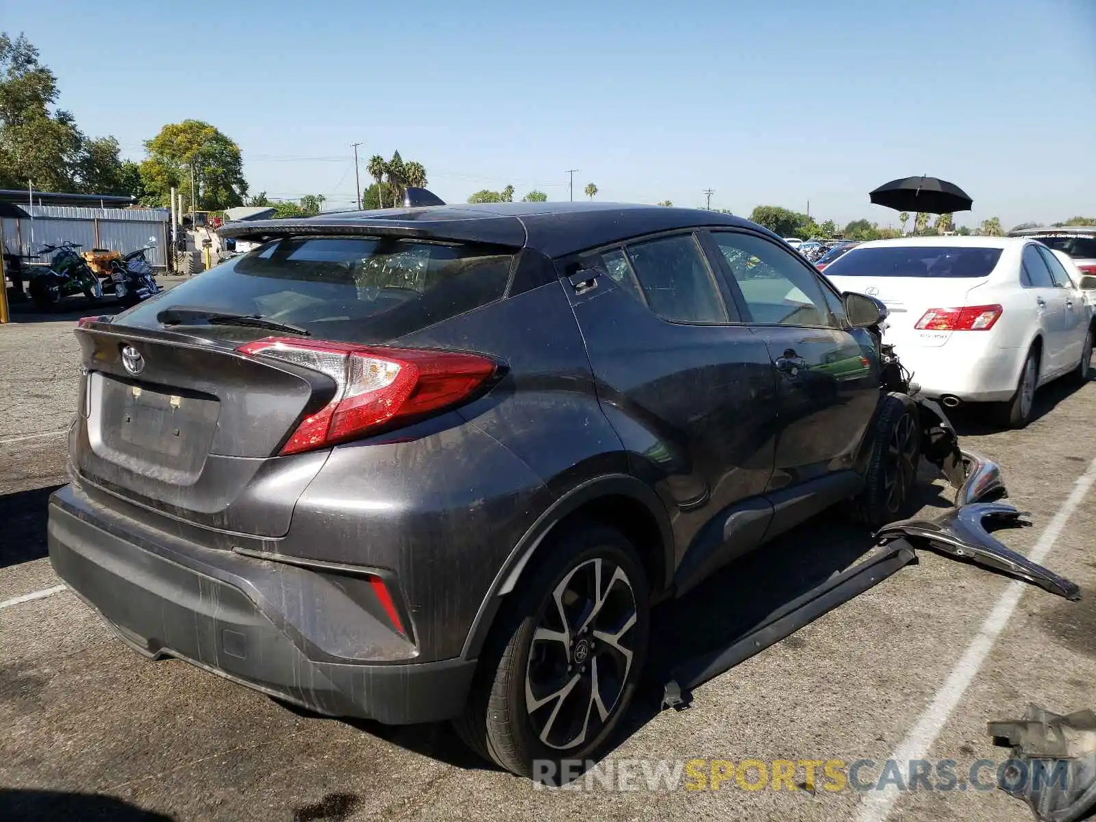 4 Photograph of a damaged car JTNKHMBX9K1041741 TOYOTA C-HR 2019