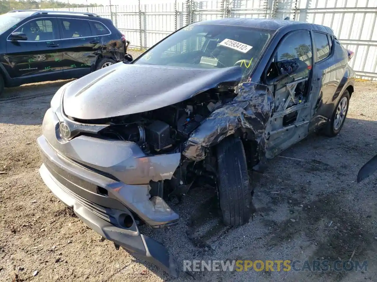 9 Photograph of a damaged car JTNKHMBX9K1042212 TOYOTA C-HR 2019