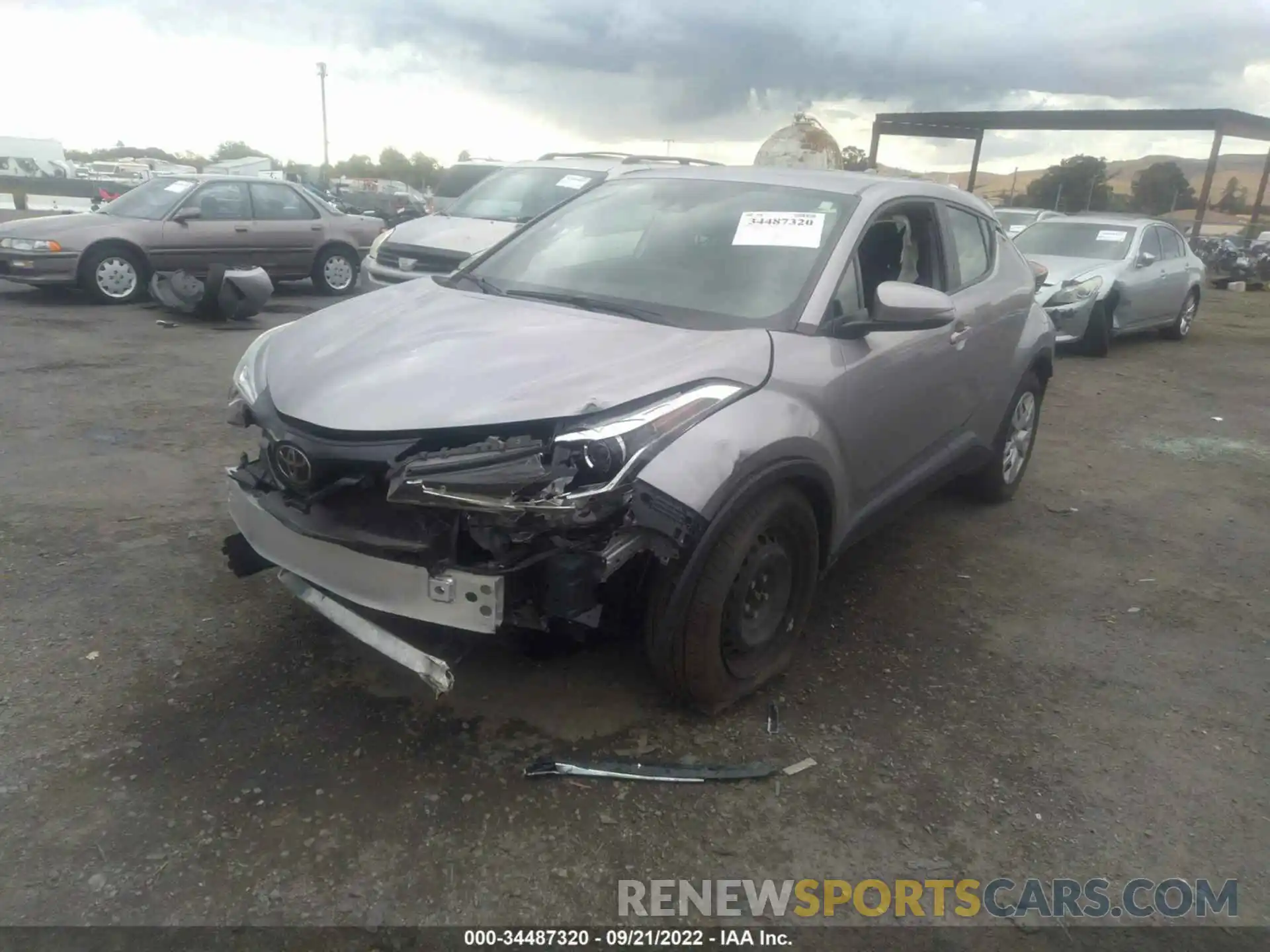 2 Фотография поврежденного автомобиля JTNKHMBX9K1044722 TOYOTA C-HR 2019