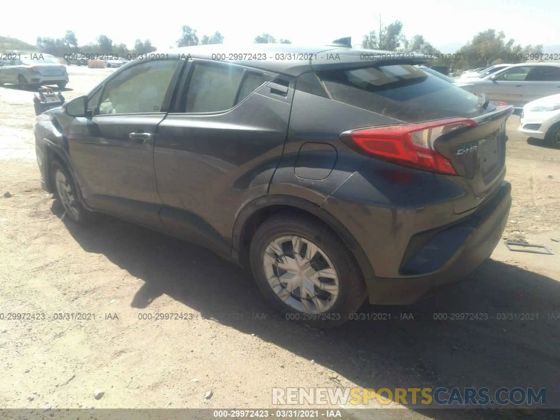 3 Photograph of a damaged car JTNKHMBX9K1045823 TOYOTA C-HR 2019