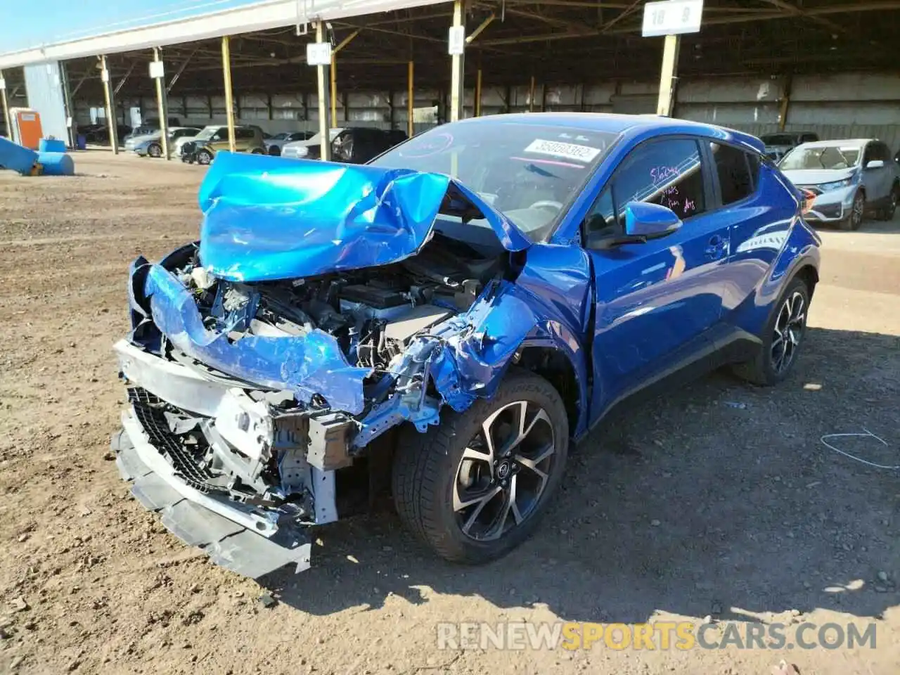 2 Photograph of a damaged car JTNKHMBX9K1046289 TOYOTA C-HR 2019