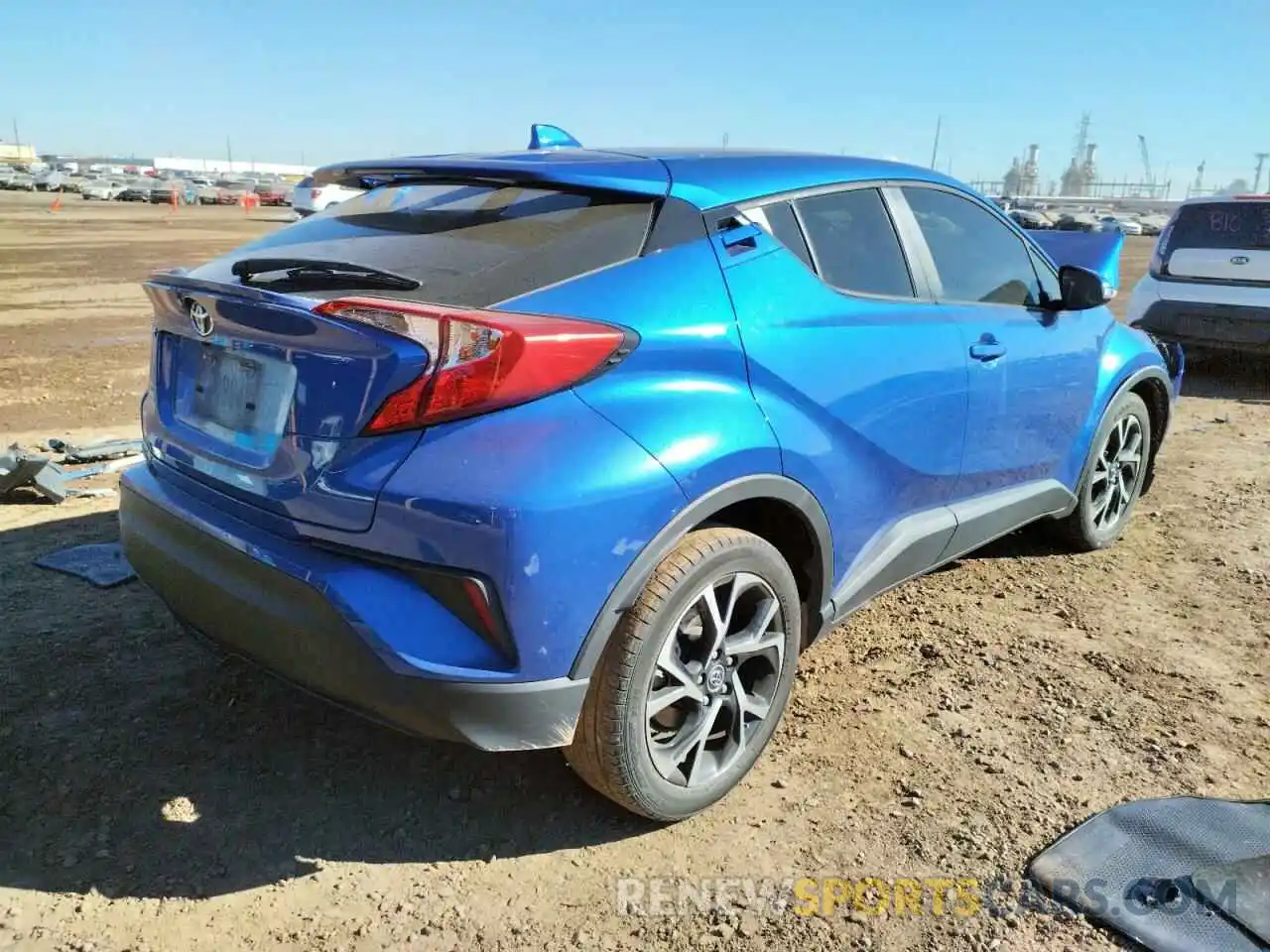 4 Фотография поврежденного автомобиля JTNKHMBX9K1046289 TOYOTA C-HR 2019