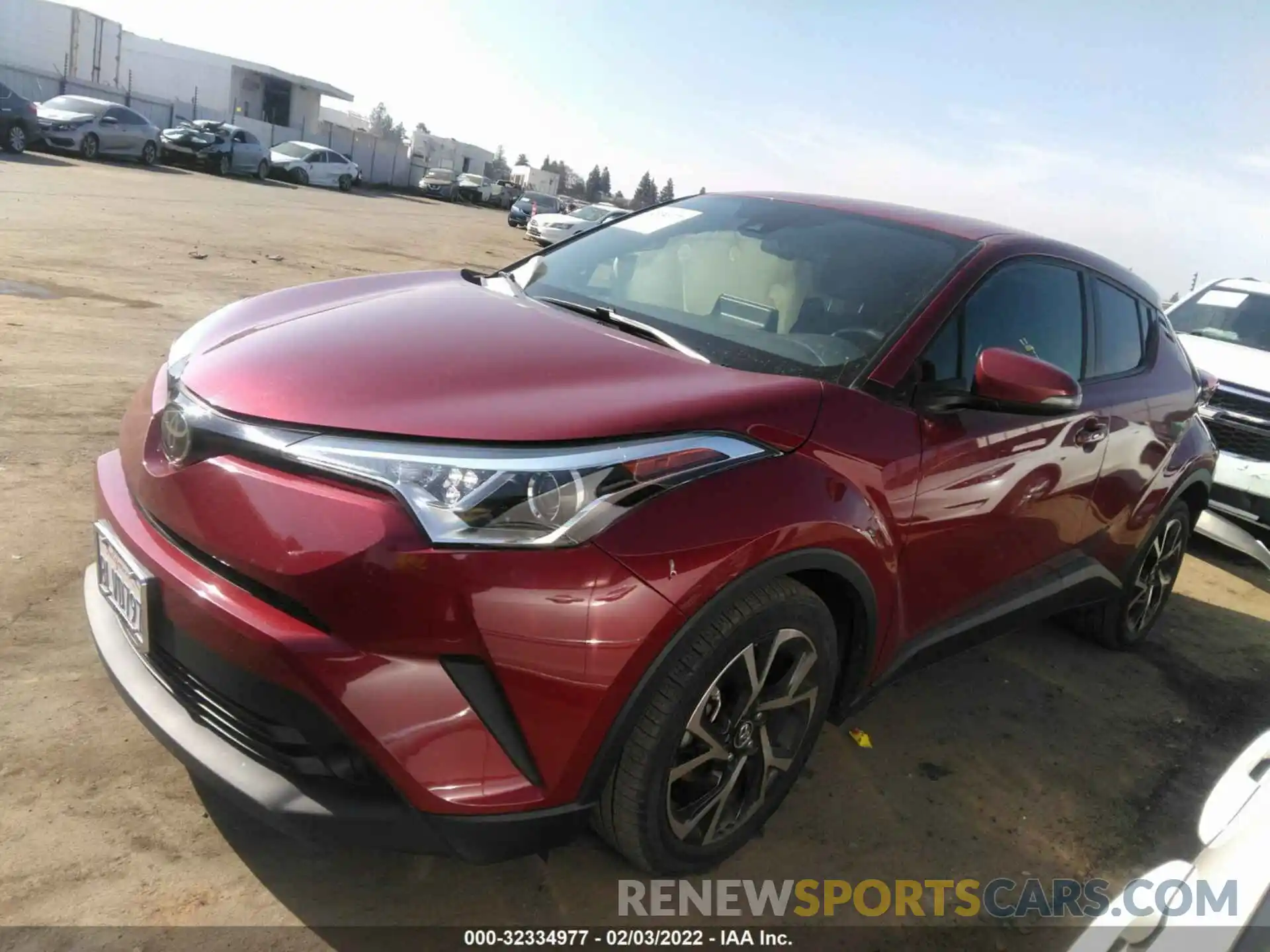 2 Photograph of a damaged car JTNKHMBX9K1046521 TOYOTA C-HR 2019