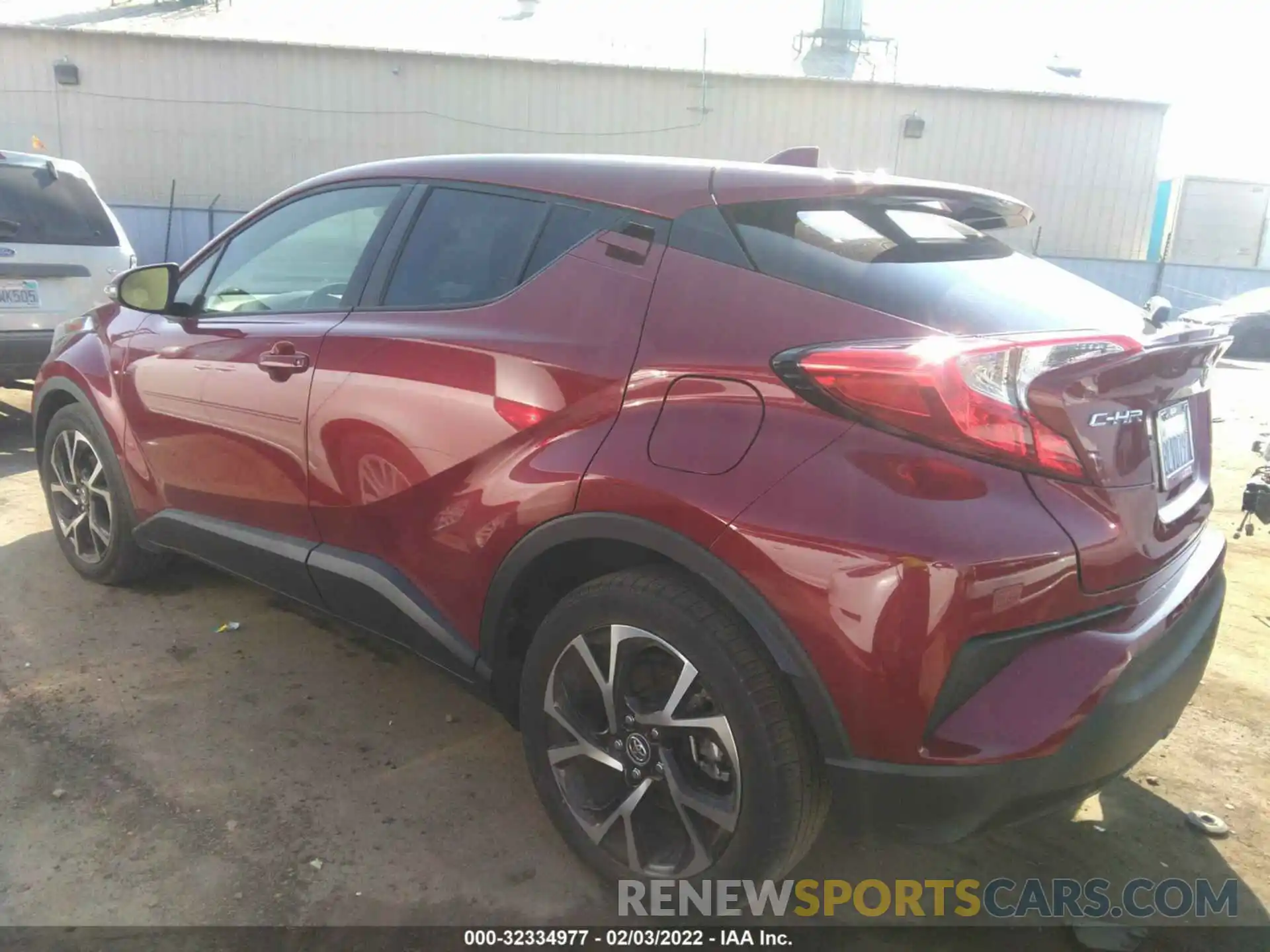 3 Photograph of a damaged car JTNKHMBX9K1046521 TOYOTA C-HR 2019