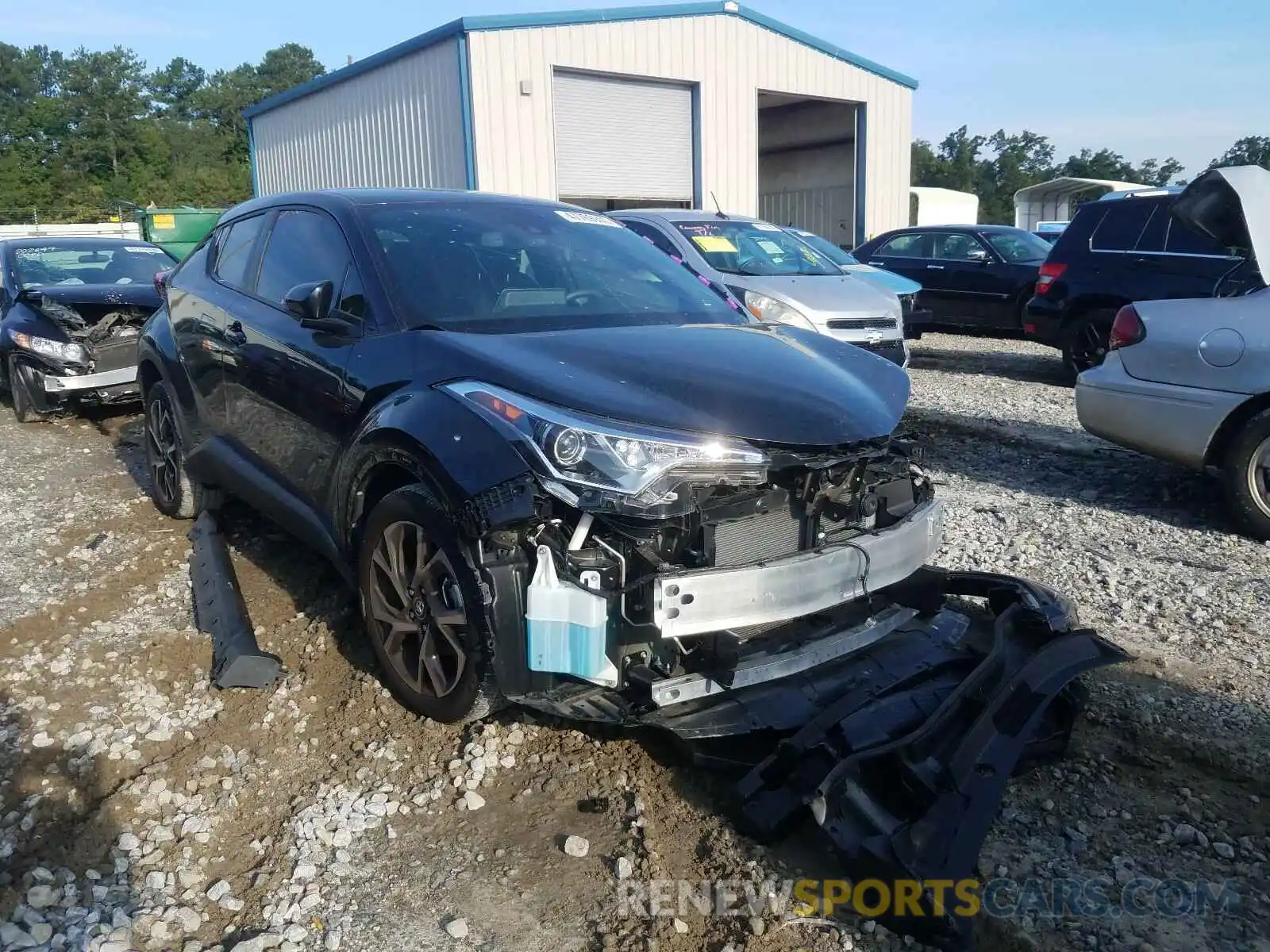 1 Photograph of a damaged car JTNKHMBX9K1047393 TOYOTA C-HR 2019