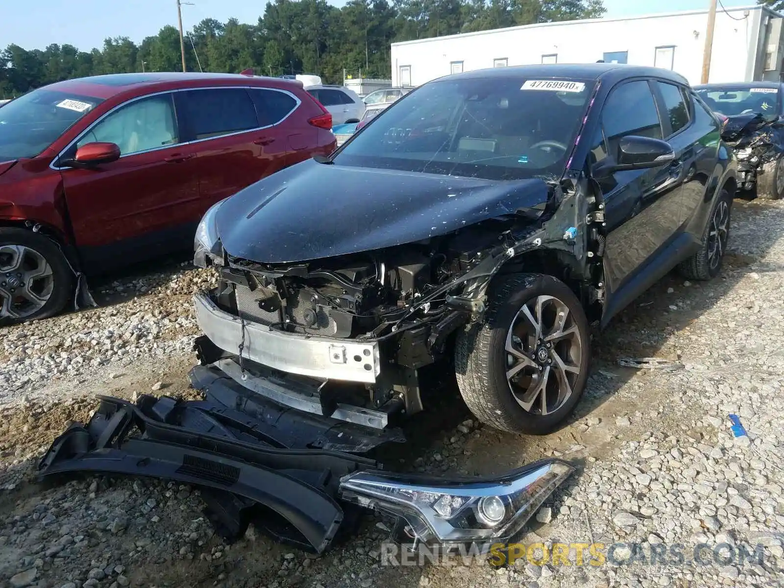 2 Photograph of a damaged car JTNKHMBX9K1047393 TOYOTA C-HR 2019