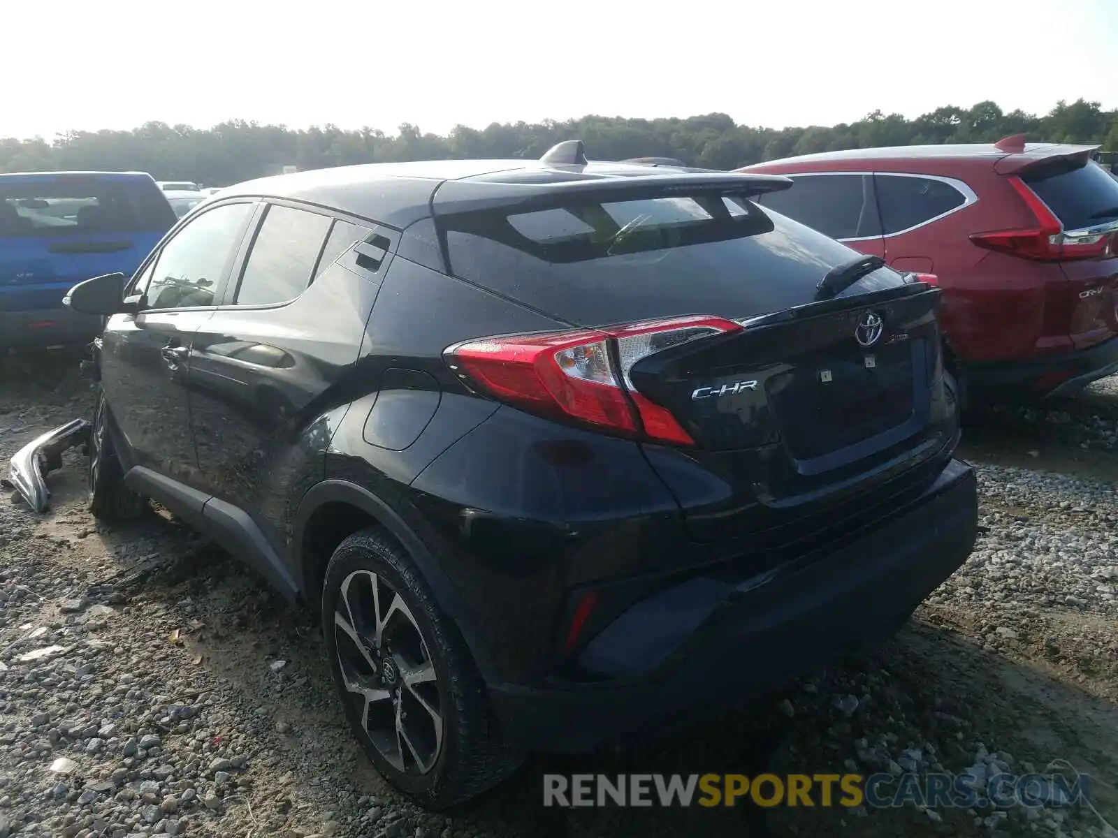 3 Photograph of a damaged car JTNKHMBX9K1047393 TOYOTA C-HR 2019