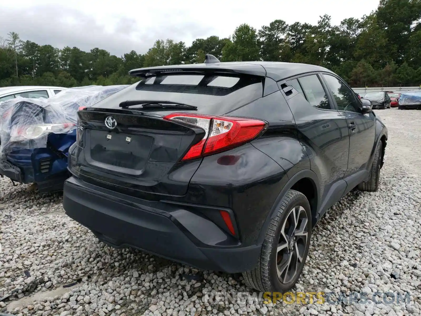 4 Photograph of a damaged car JTNKHMBX9K1047393 TOYOTA C-HR 2019