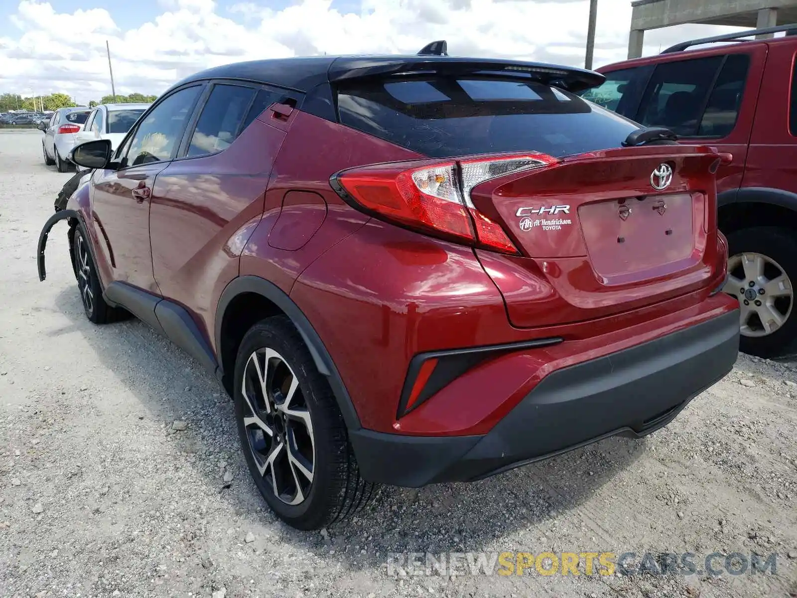 3 Photograph of a damaged car JTNKHMBX9K1047572 TOYOTA C-HR 2019