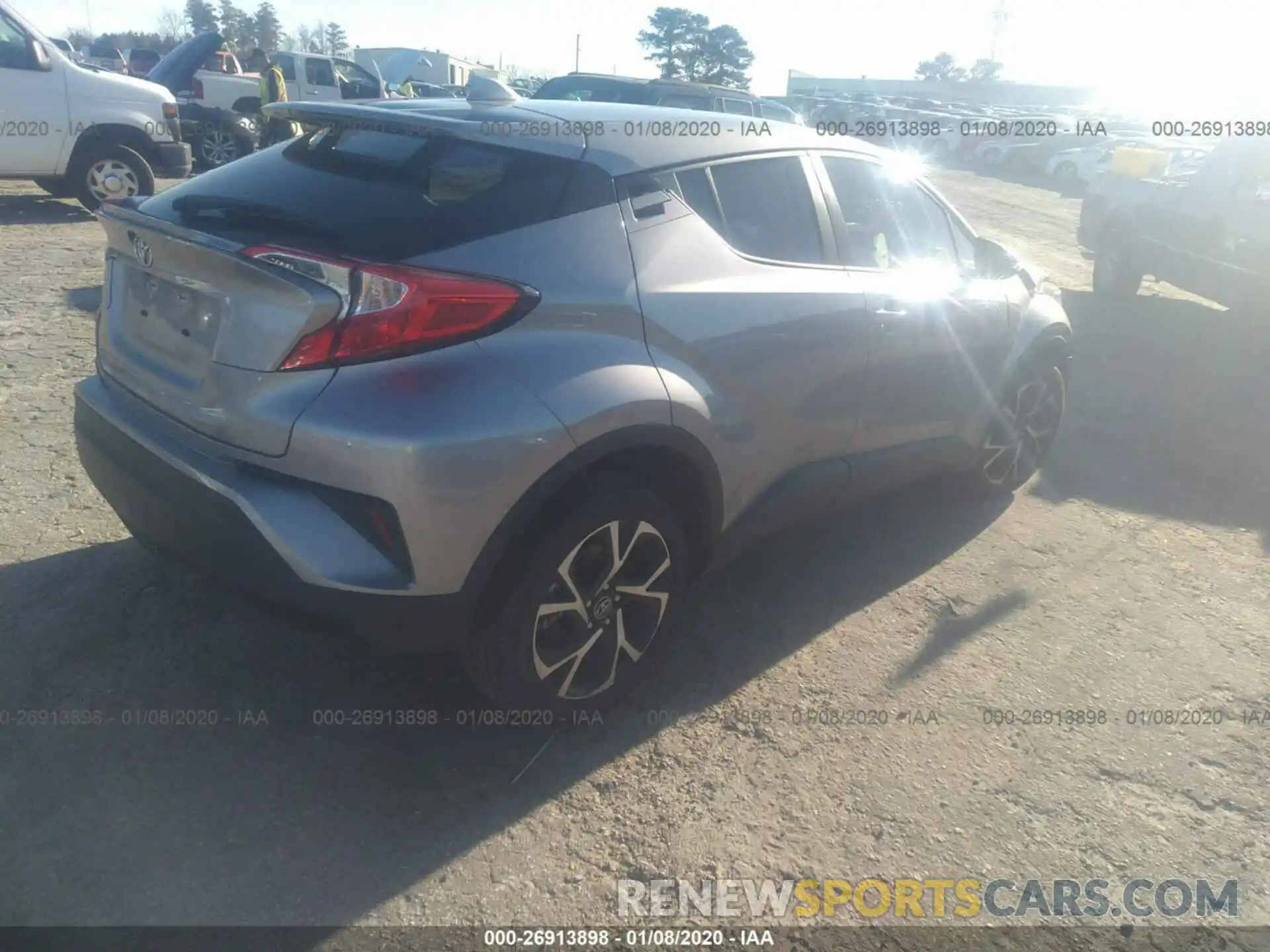 4 Photograph of a damaged car JTNKHMBX9K1048592 TOYOTA C-HR 2019