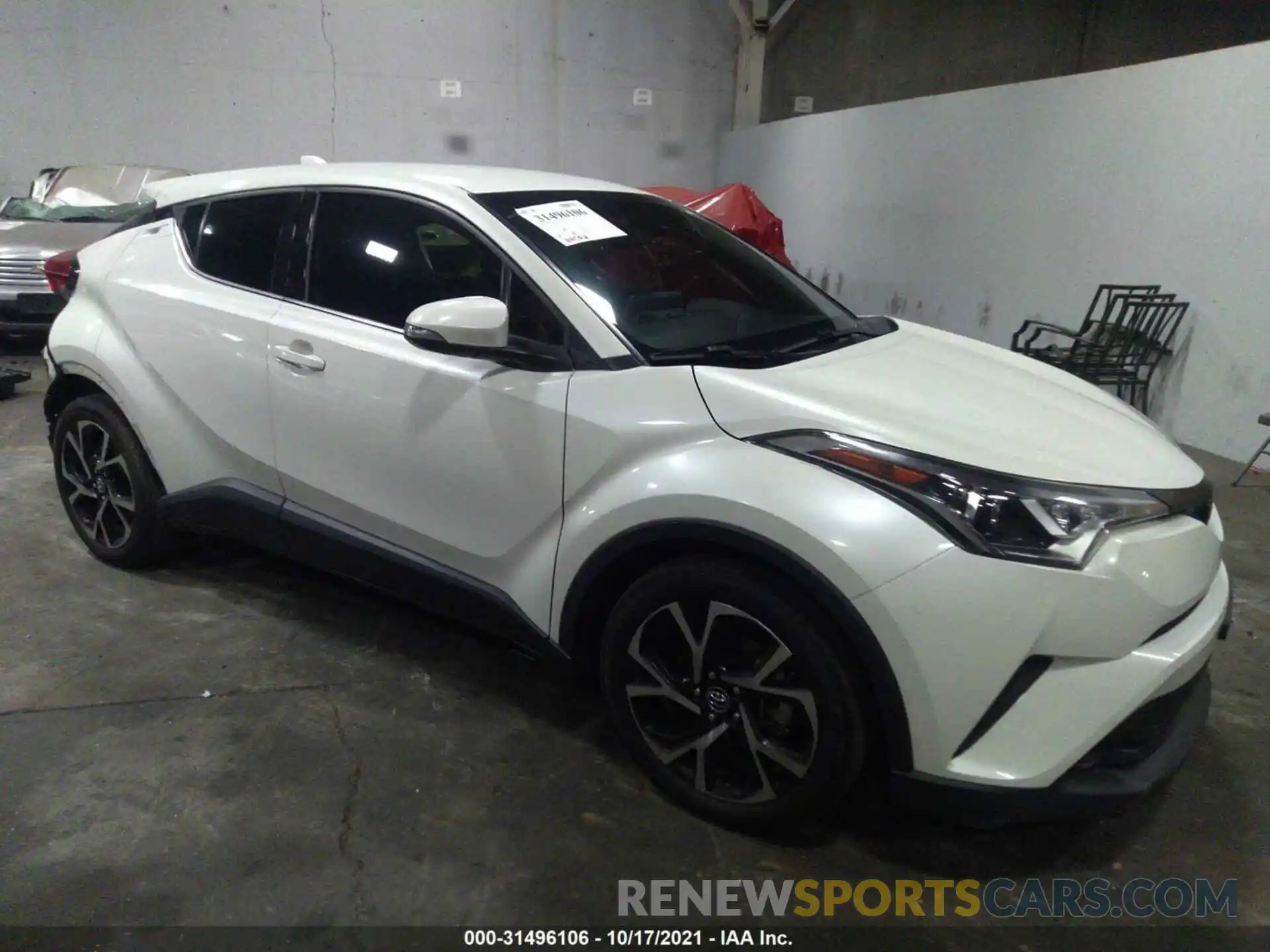 1 Photograph of a damaged car JTNKHMBX9K1048611 TOYOTA C-HR 2019