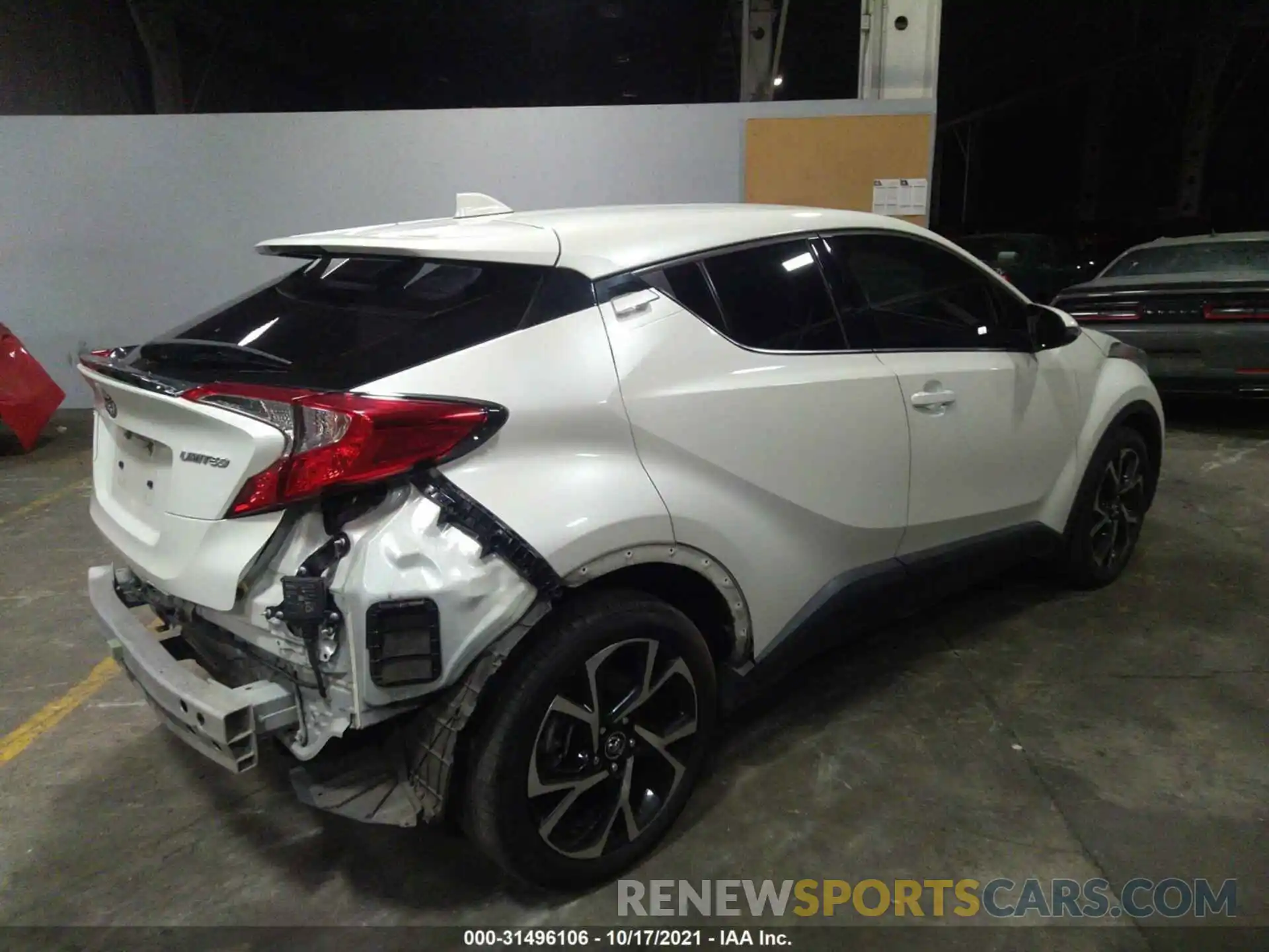 4 Фотография поврежденного автомобиля JTNKHMBX9K1048611 TOYOTA C-HR 2019