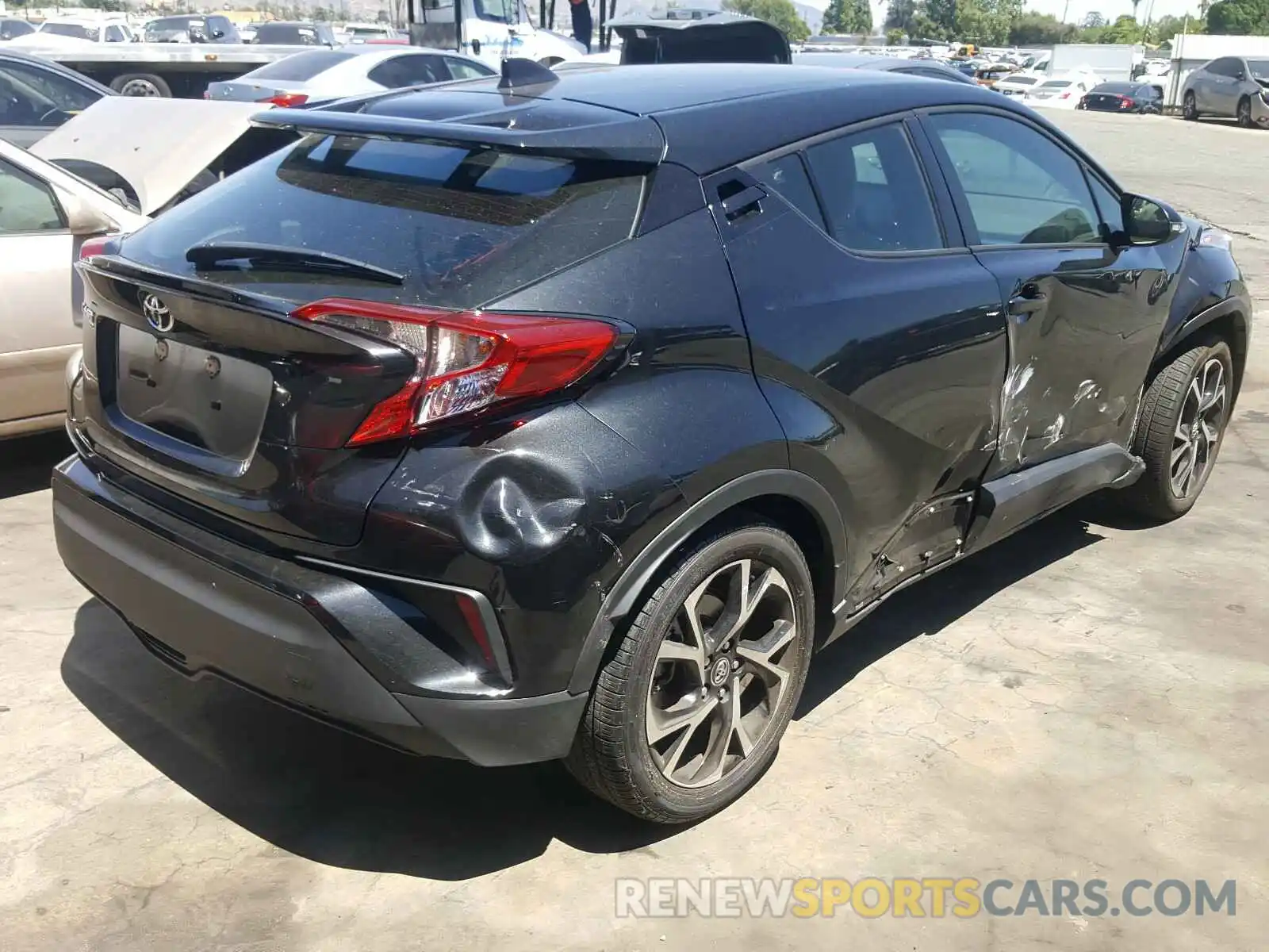 4 Photograph of a damaged car JTNKHMBX9K1049144 TOYOTA C-HR 2019