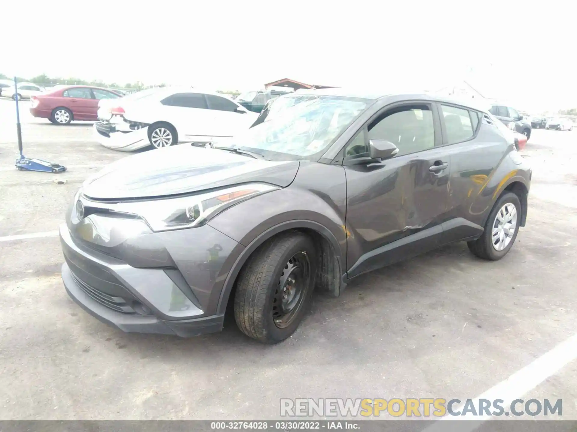 2 Photograph of a damaged car JTNKHMBX9K1049533 TOYOTA C-HR 2019