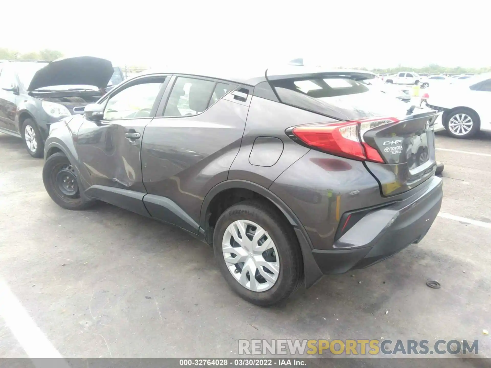 3 Photograph of a damaged car JTNKHMBX9K1049533 TOYOTA C-HR 2019