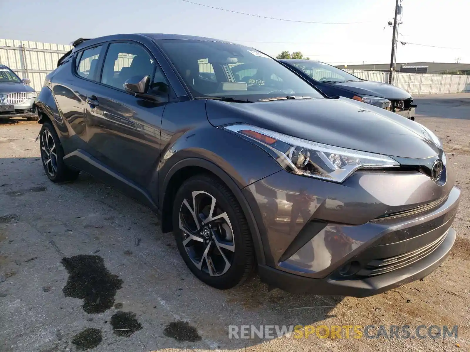 1 Photograph of a damaged car JTNKHMBX9K1050407 TOYOTA C-HR 2019