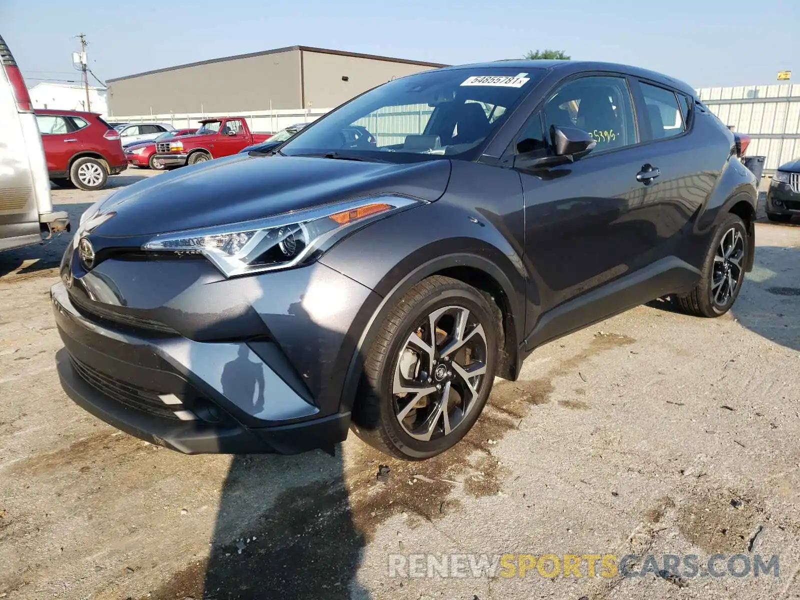 2 Фотография поврежденного автомобиля JTNKHMBX9K1050407 TOYOTA C-HR 2019