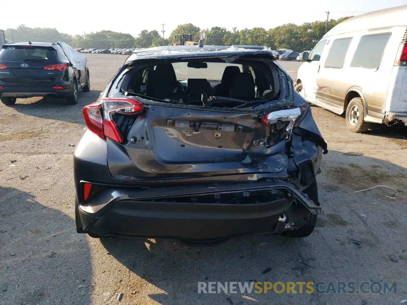 9 Photograph of a damaged car JTNKHMBX9K1050407 TOYOTA C-HR 2019