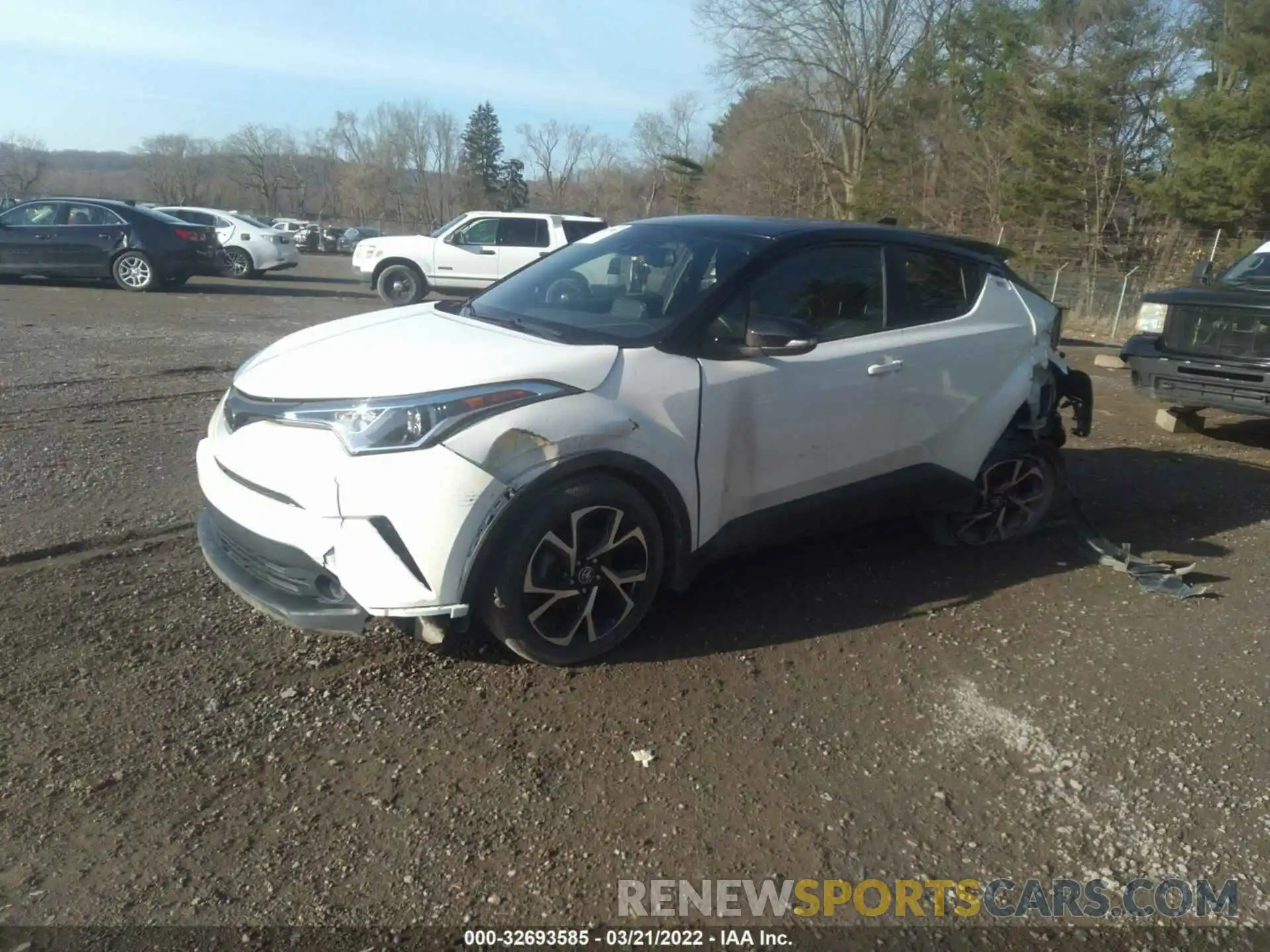 2 Photograph of a damaged car JTNKHMBX9K1051329 TOYOTA C-HR 2019