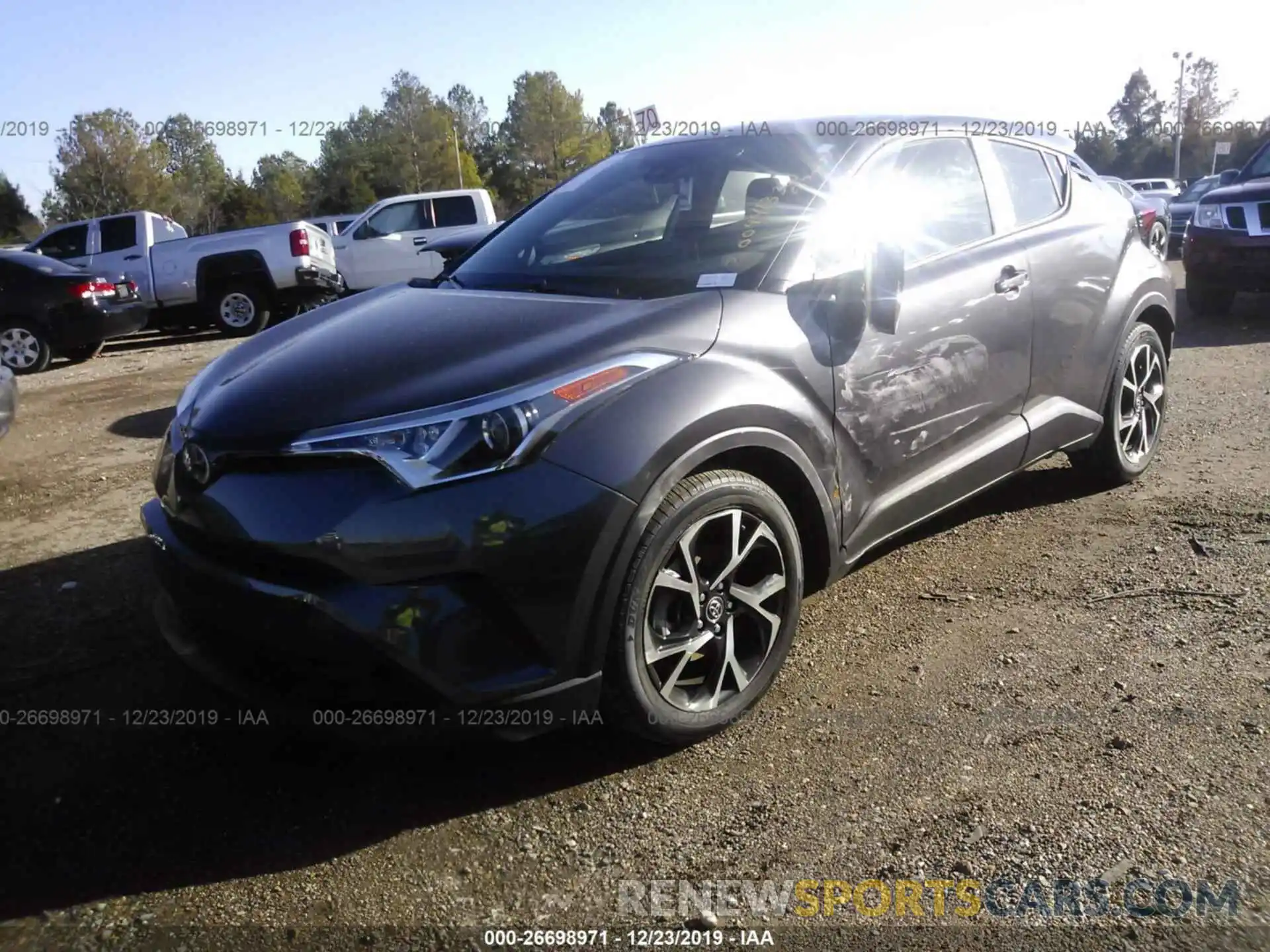 2 Photograph of a damaged car JTNKHMBX9K1052108 TOYOTA C-HR 2019