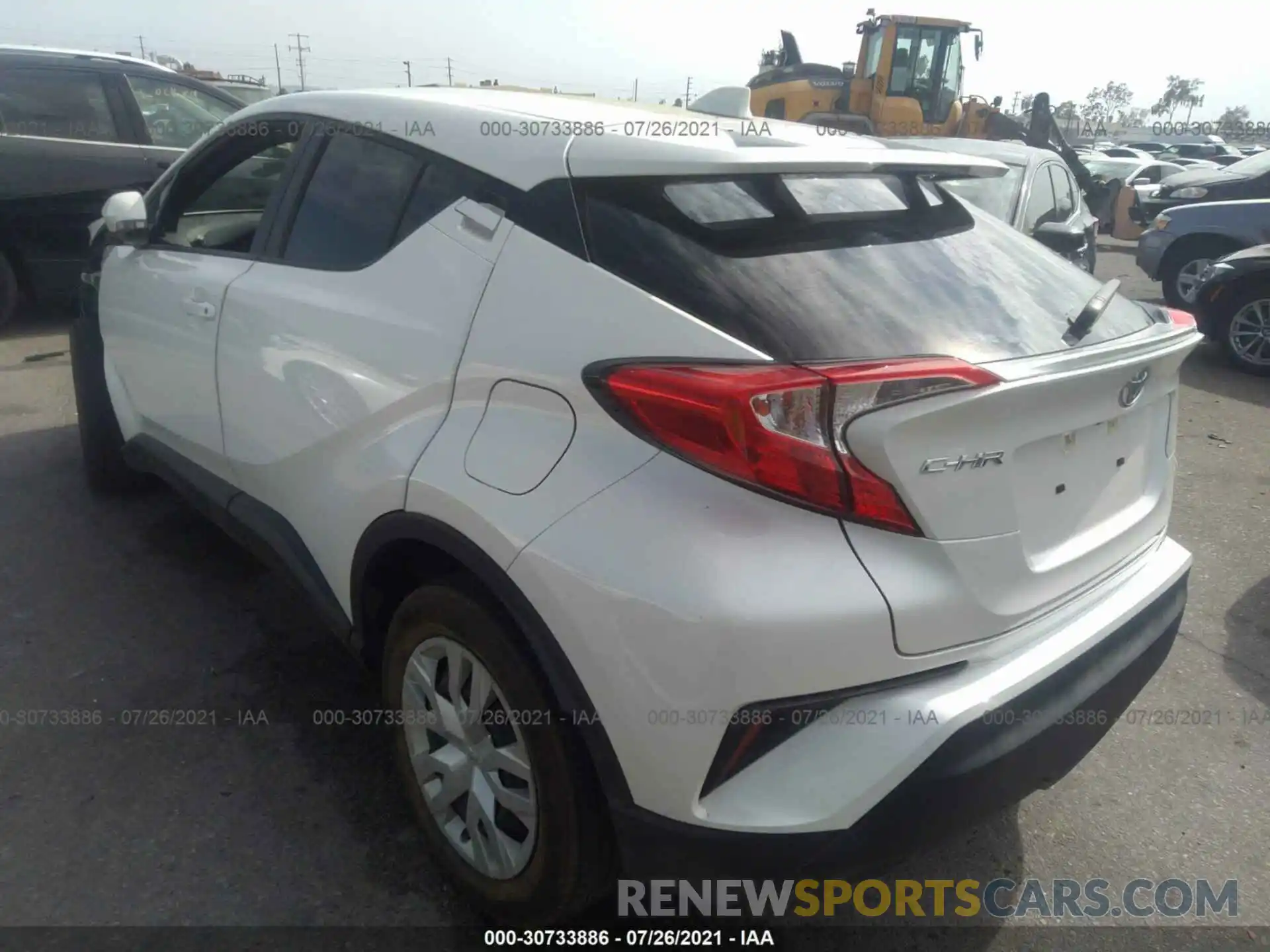 3 Photograph of a damaged car JTNKHMBX9K1052349 TOYOTA C-HR 2019