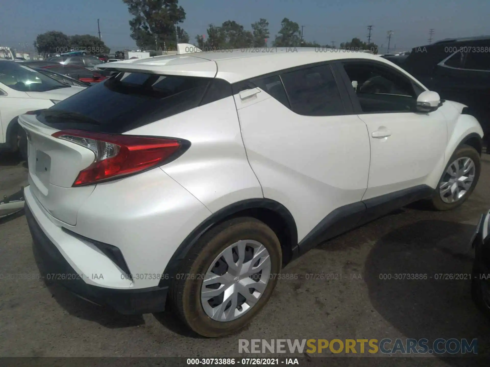 4 Photograph of a damaged car JTNKHMBX9K1052349 TOYOTA C-HR 2019