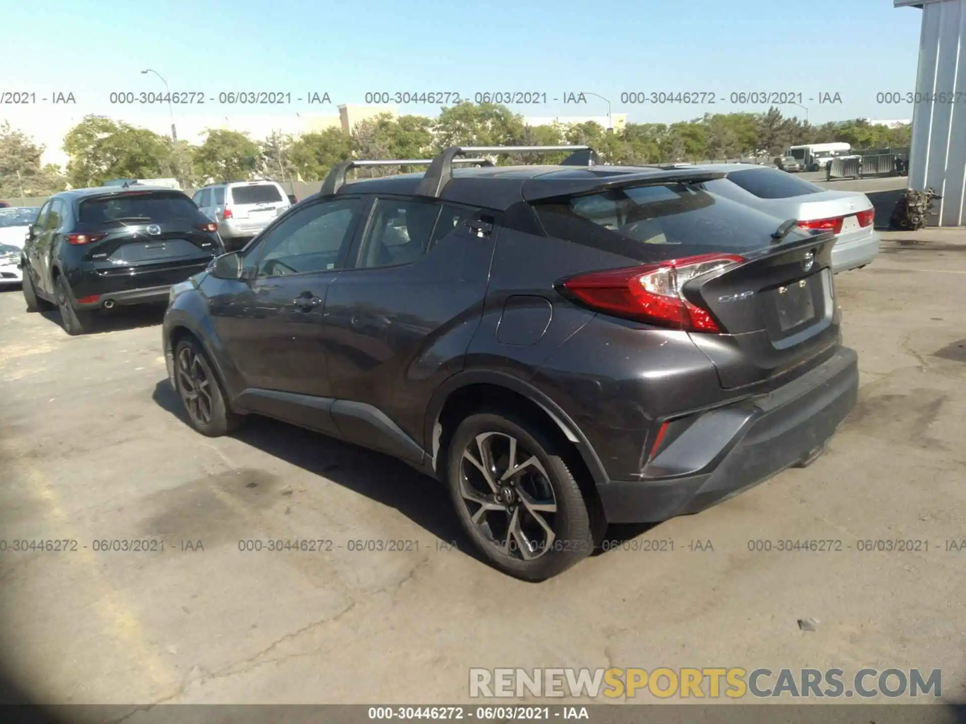 3 Photograph of a damaged car JTNKHMBX9K1053727 TOYOTA C-HR 2019