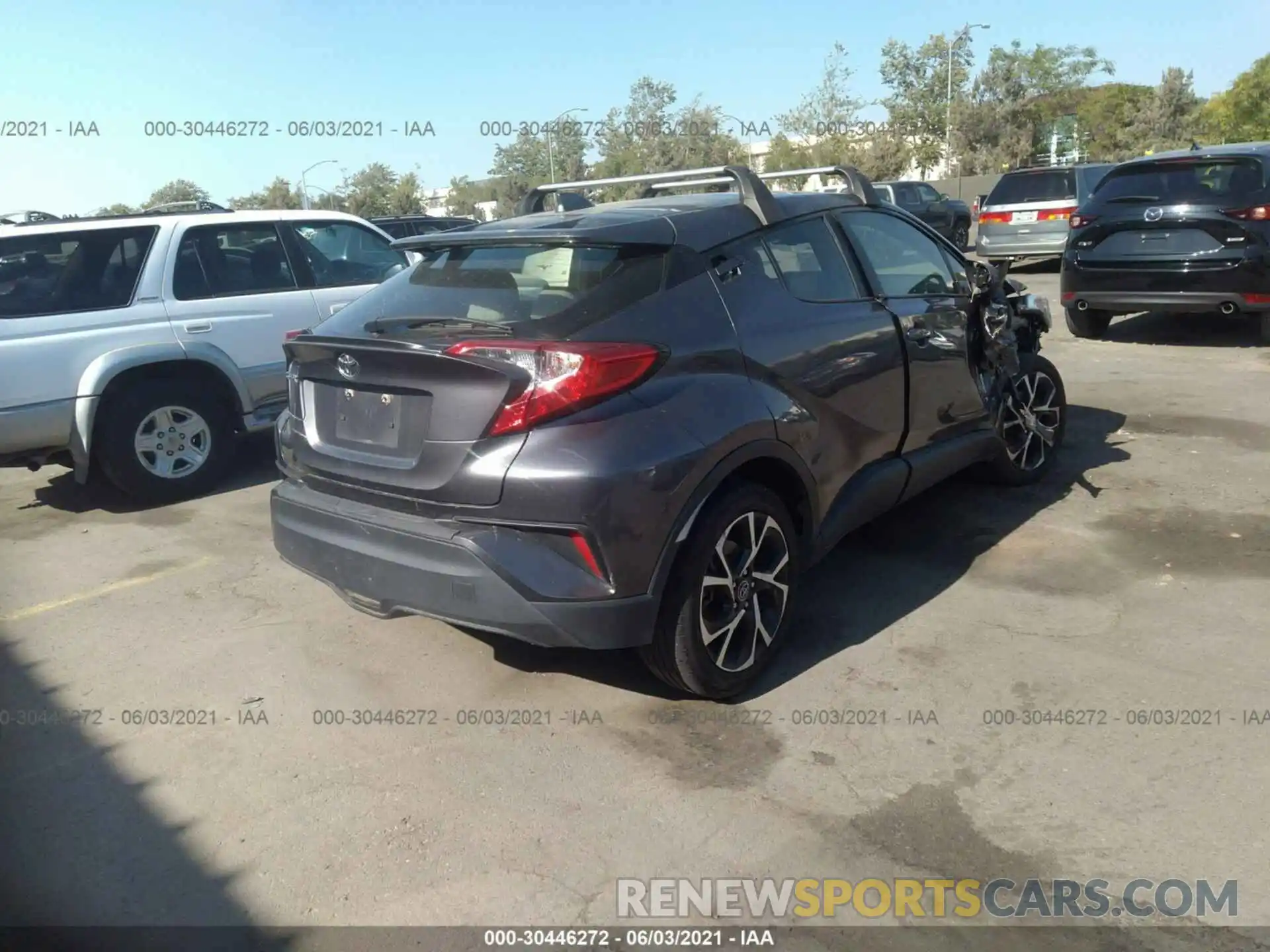 4 Photograph of a damaged car JTNKHMBX9K1053727 TOYOTA C-HR 2019