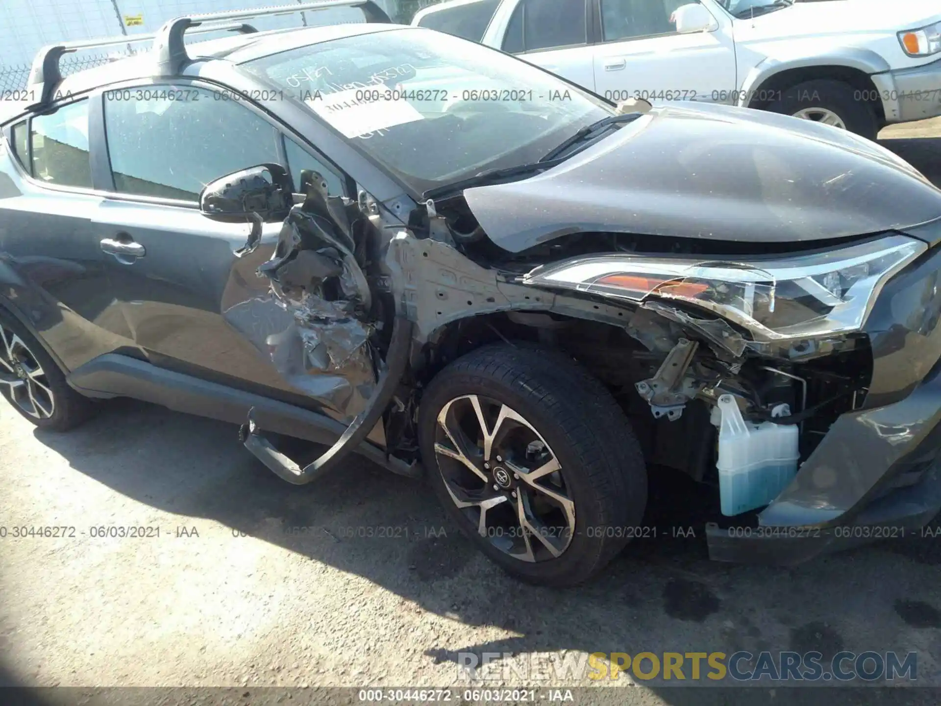 6 Photograph of a damaged car JTNKHMBX9K1053727 TOYOTA C-HR 2019