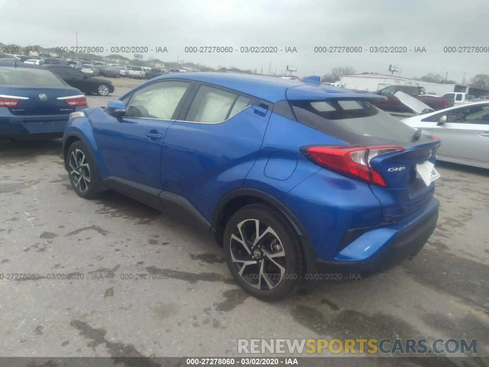 1 Photograph of a damaged car JTNKHMBX9K1054490 TOYOTA C-HR 2019