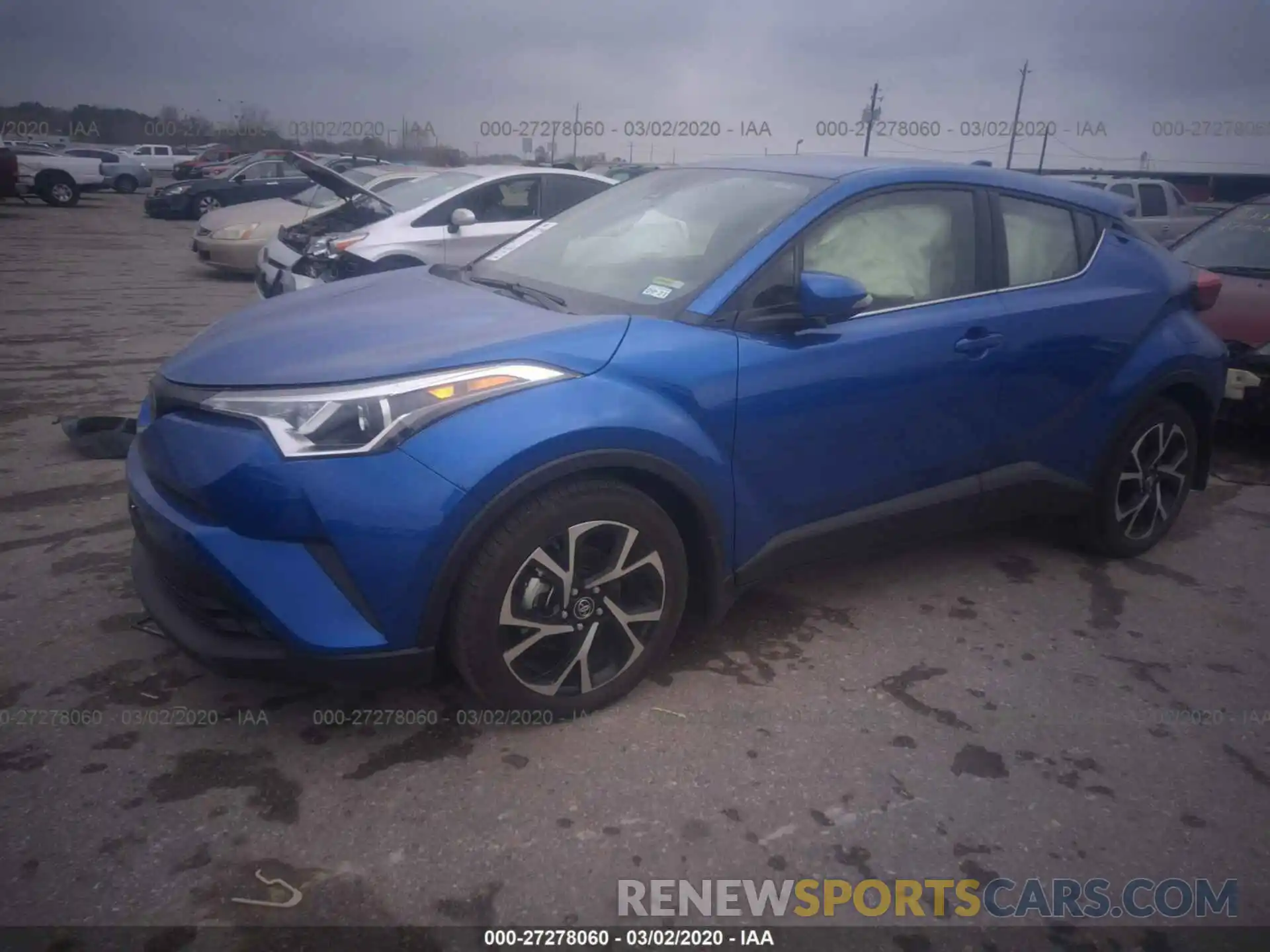 4 Photograph of a damaged car JTNKHMBX9K1054490 TOYOTA C-HR 2019