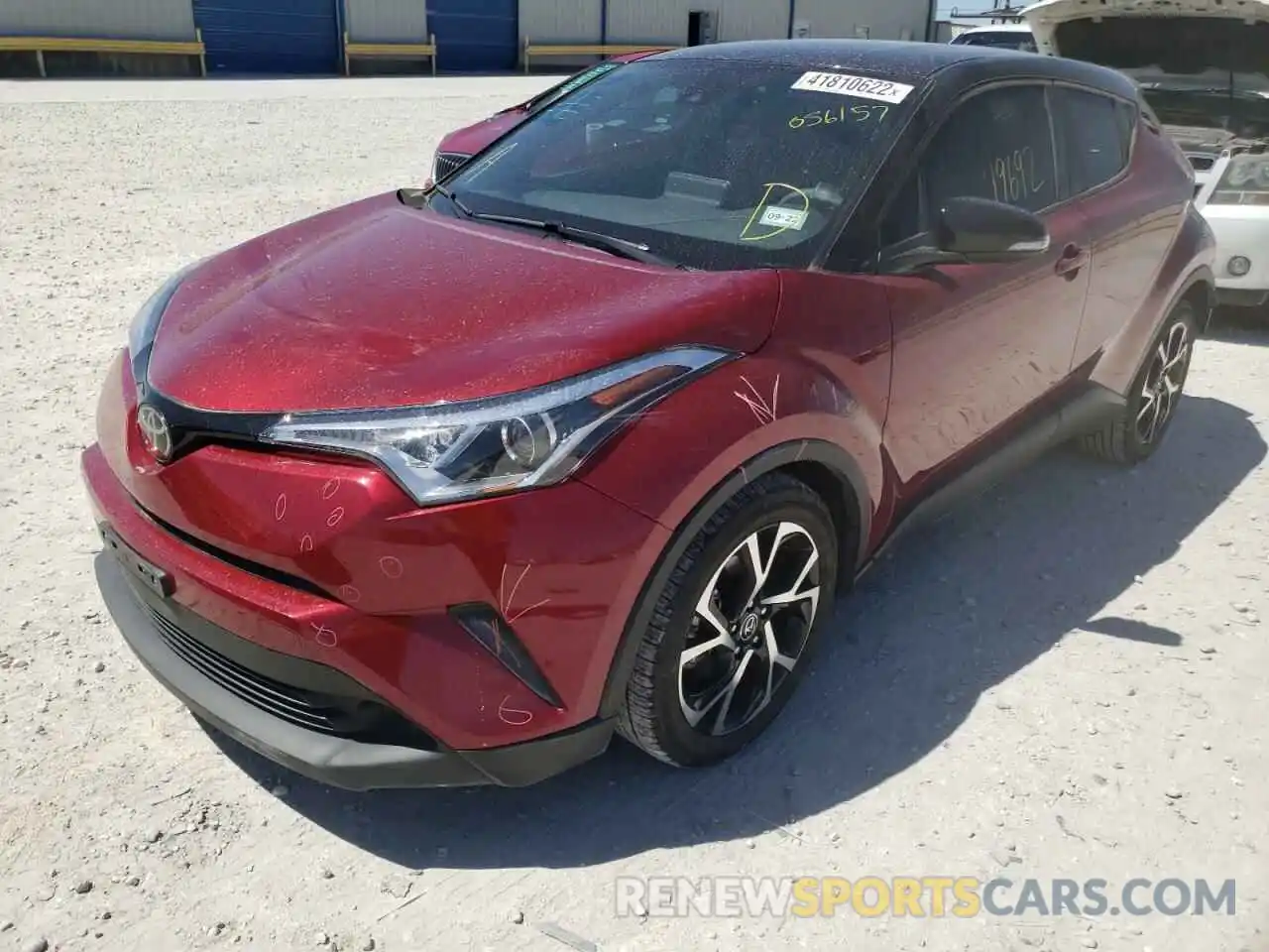 2 Фотография поврежденного автомобиля JTNKHMBX9K1056157 TOYOTA C-HR 2019