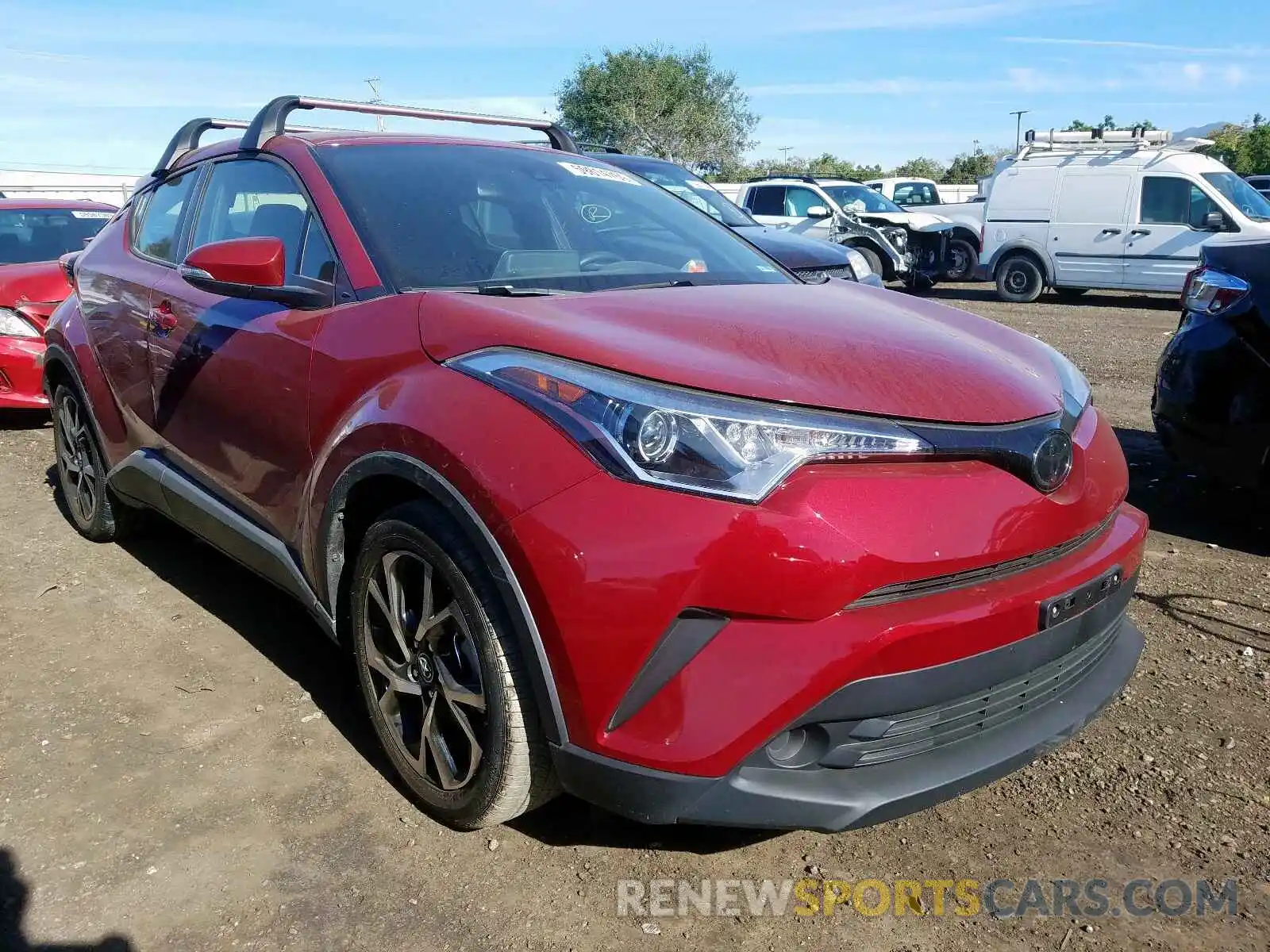 1 Photograph of a damaged car JTNKHMBX9K1057602 TOYOTA C-HR 2019