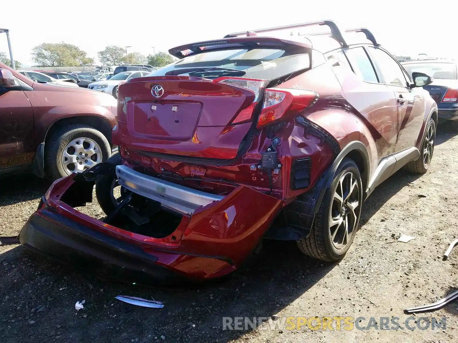 4 Photograph of a damaged car JTNKHMBX9K1057602 TOYOTA C-HR 2019