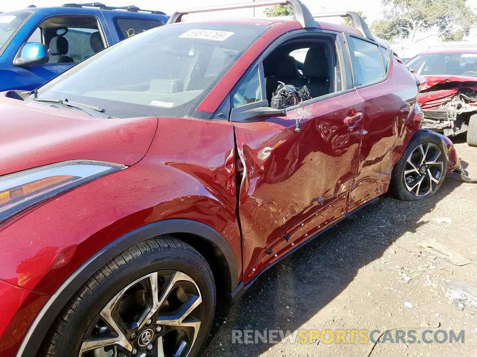 9 Photograph of a damaged car JTNKHMBX9K1057602 TOYOTA C-HR 2019