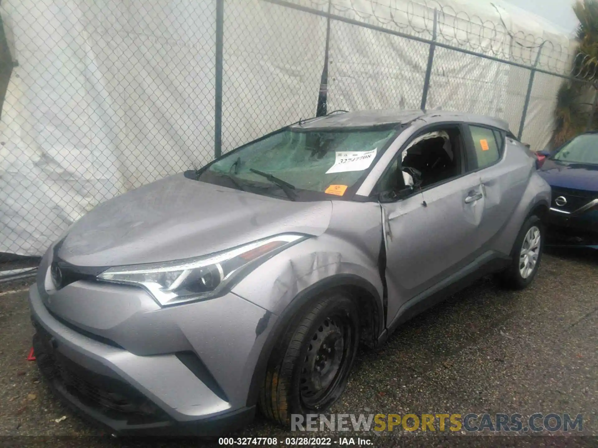 2 Фотография поврежденного автомобиля JTNKHMBX9K1059253 TOYOTA C-HR 2019