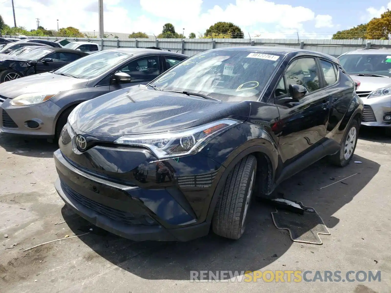 2 Photograph of a damaged car JTNKHMBX9K1059270 TOYOTA C-HR 2019