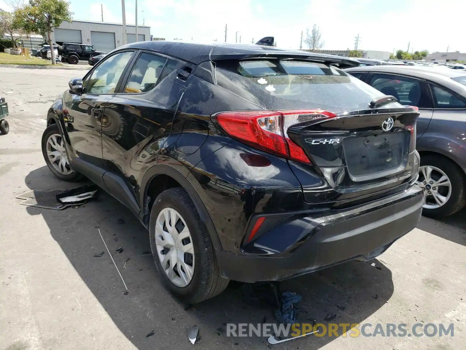 3 Photograph of a damaged car JTNKHMBX9K1059270 TOYOTA C-HR 2019