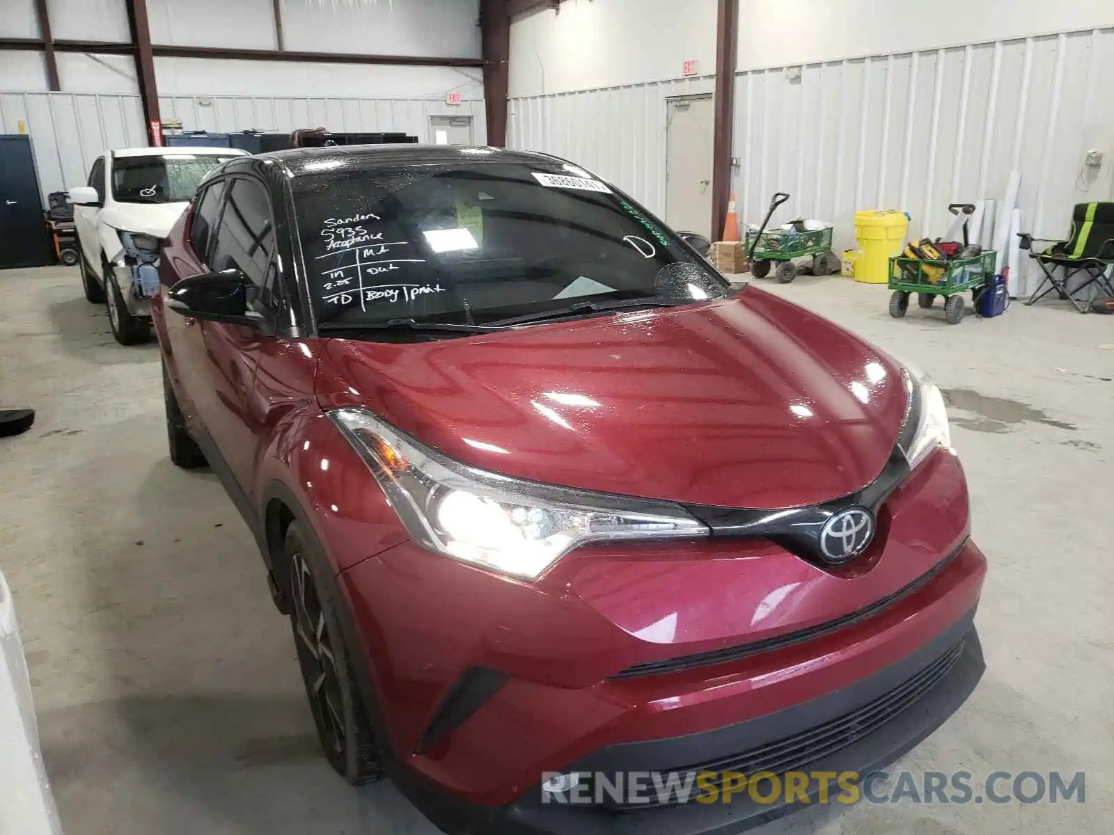 1 Photograph of a damaged car JTNKHMBX9K1060760 TOYOTA C-HR 2019