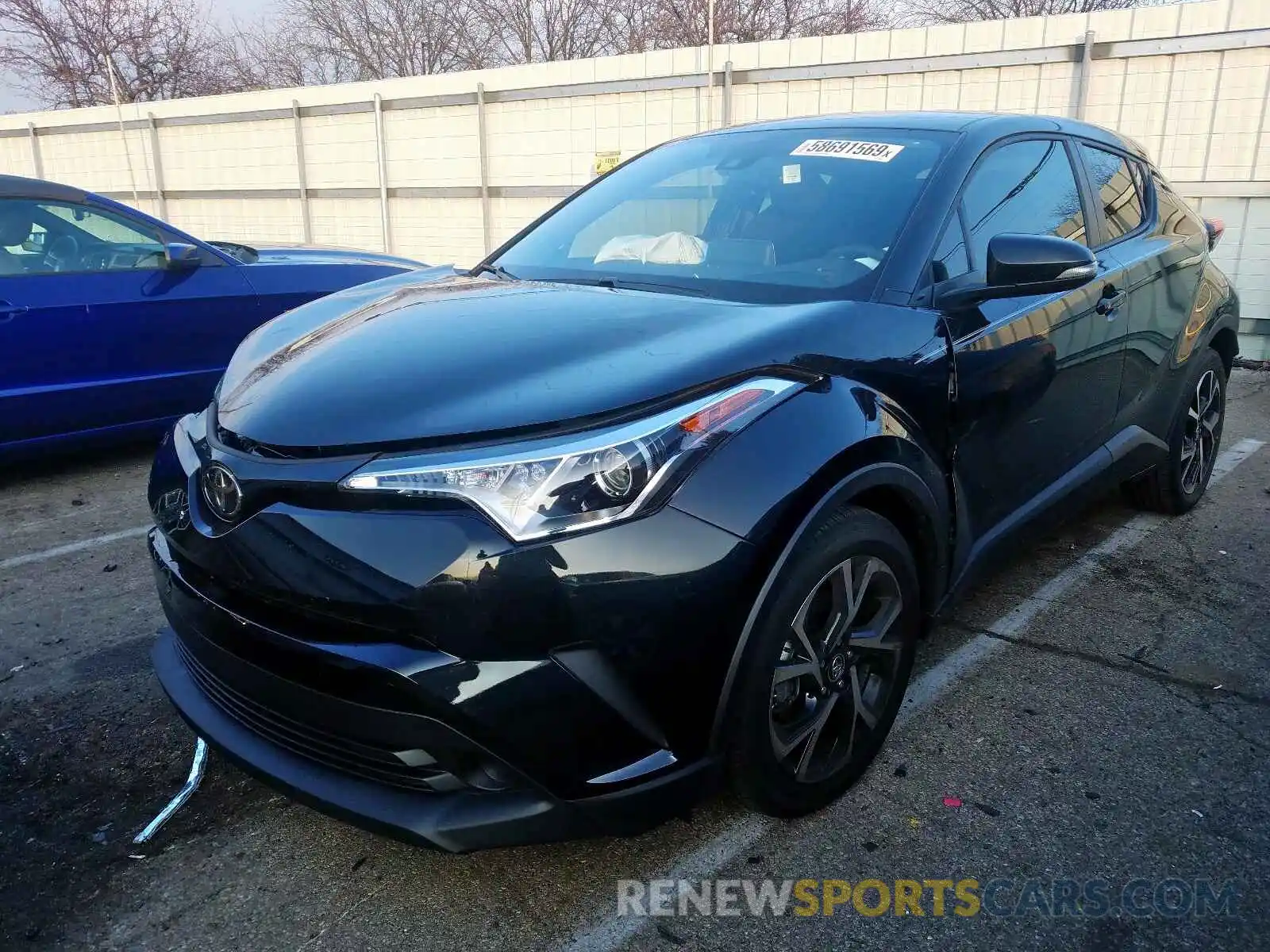 2 Photograph of a damaged car JTNKHMBX9K1060807 TOYOTA C-HR 2019