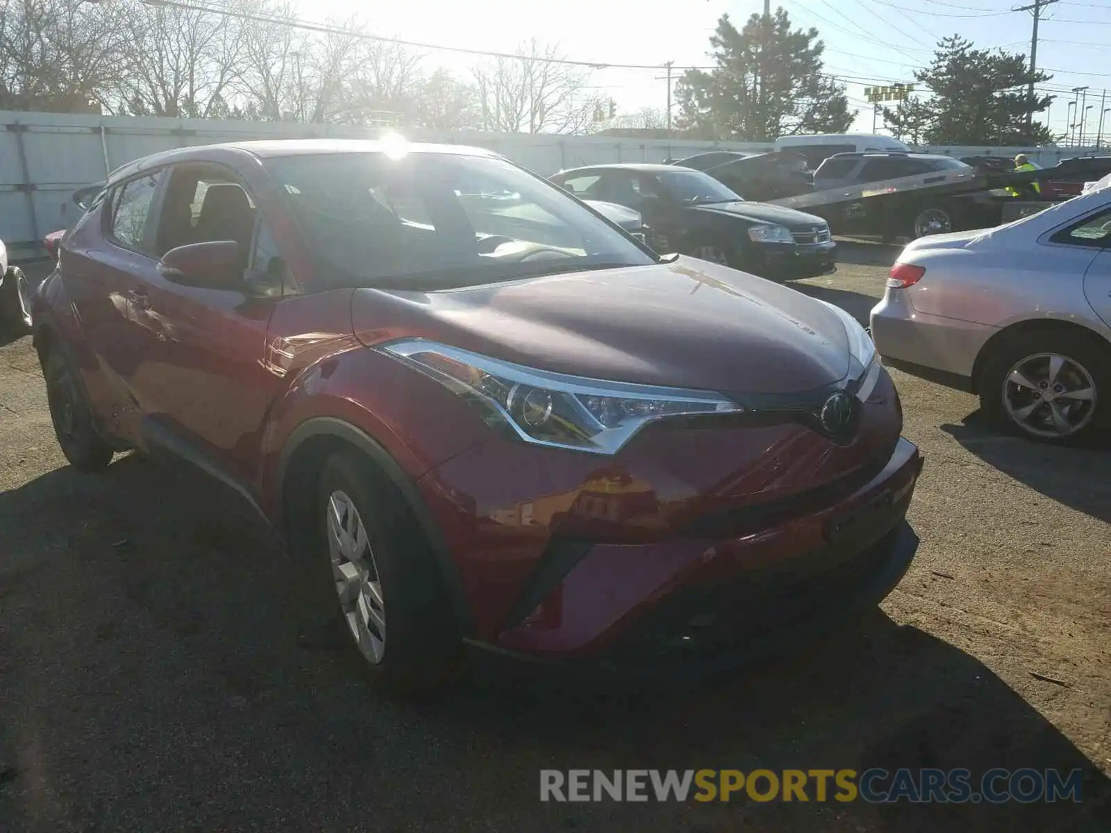 1 Photograph of a damaged car JTNKHMBX9K1061147 TOYOTA C-HR 2019