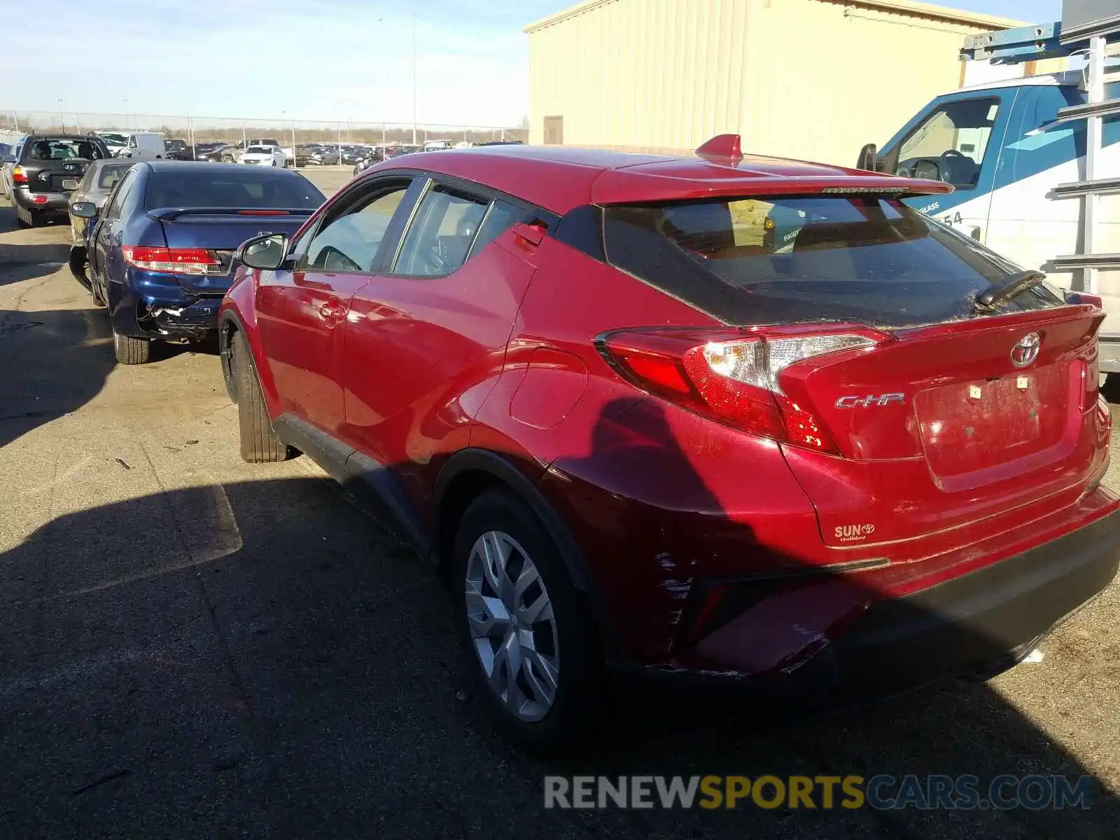 3 Photograph of a damaged car JTNKHMBX9K1061147 TOYOTA C-HR 2019